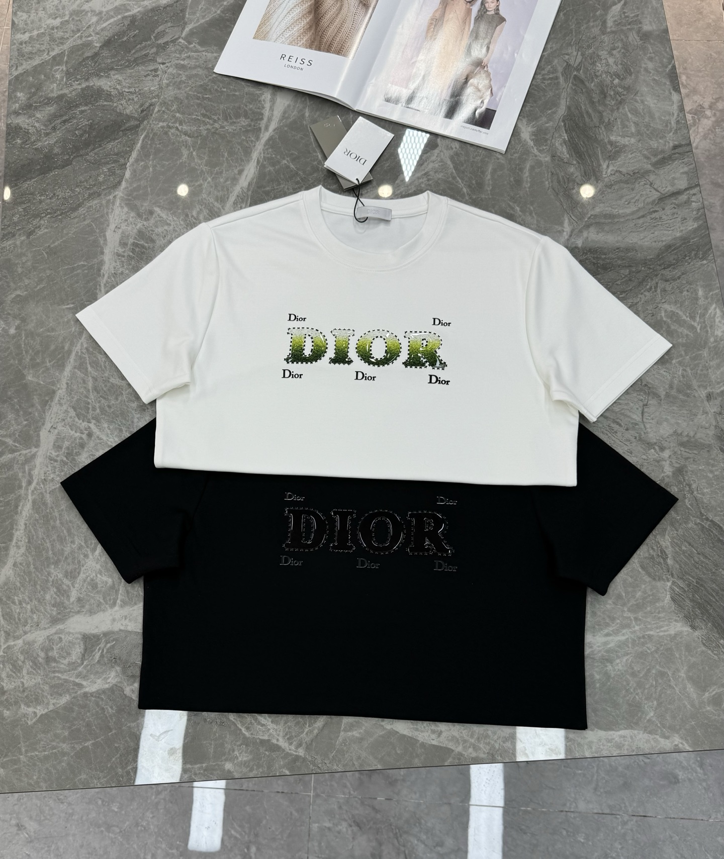 Dior迪奥25s新款莫代尔短袖T恤.焕新升级百搭基础款，贸易公司出品！！甄选优质有机300g莫代尔棉面