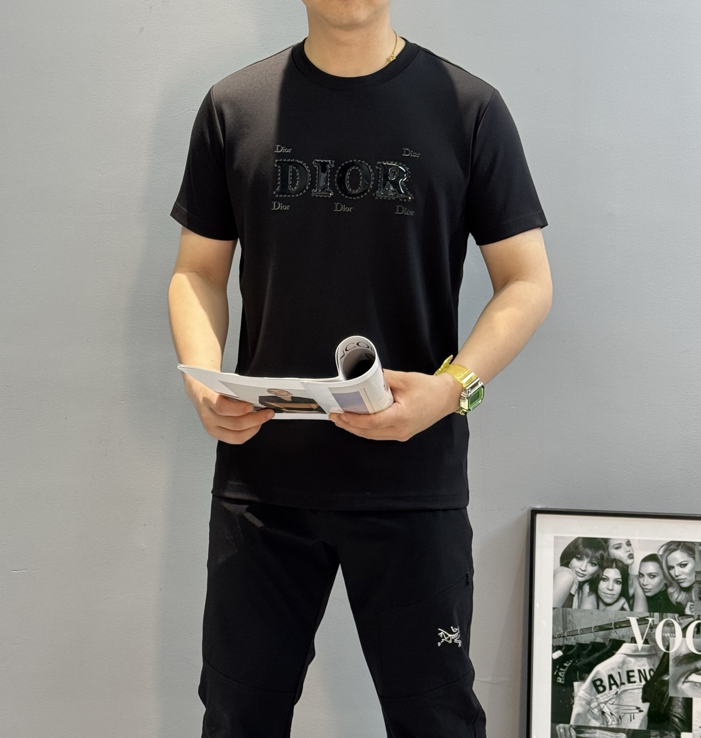 Dior迪奥25s新款莫代尔短袖T恤.焕新升级百搭基础款，贸易公司出品！！甄选优质有机300g莫代尔棉面