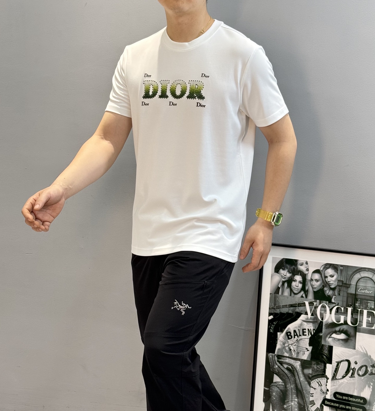 Dior迪奥25s新款莫代尔短袖T恤.焕新升级百搭基础款，贸易公司出品！！甄选优质有机300g莫代尔棉面