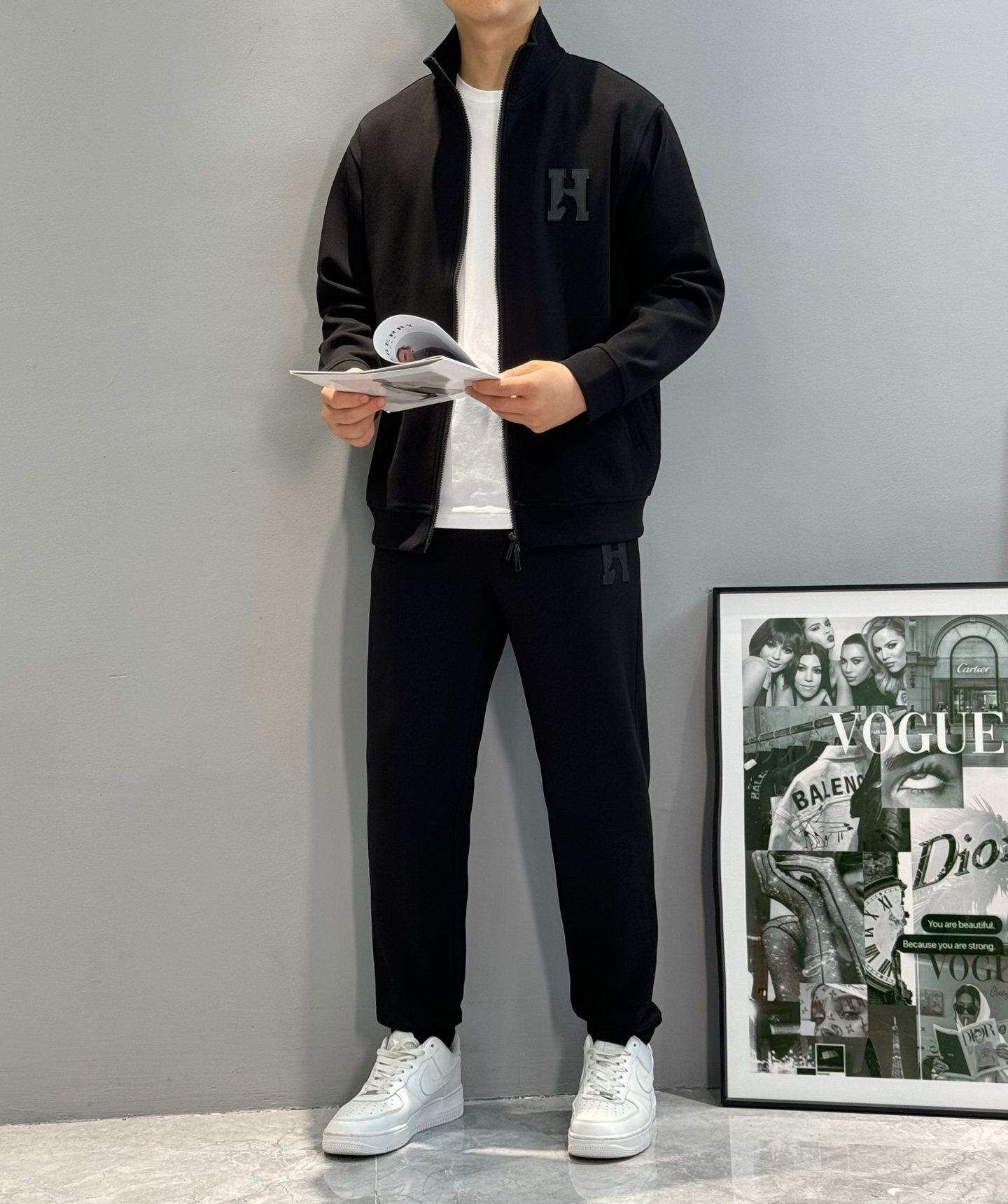 Hermes Inspired Silk Blend Tracksuit: Fashionable & Comfortable Loungewear Set