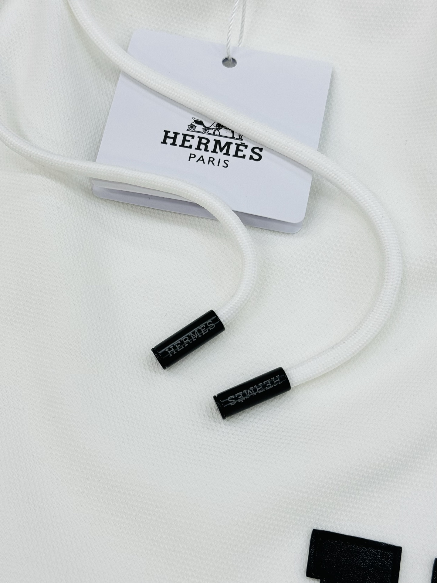 HERMES 25S New Casual Tencel Suit: Unisex Sportswear with H Leather Logo 5 i1755845251578 9134 0 6