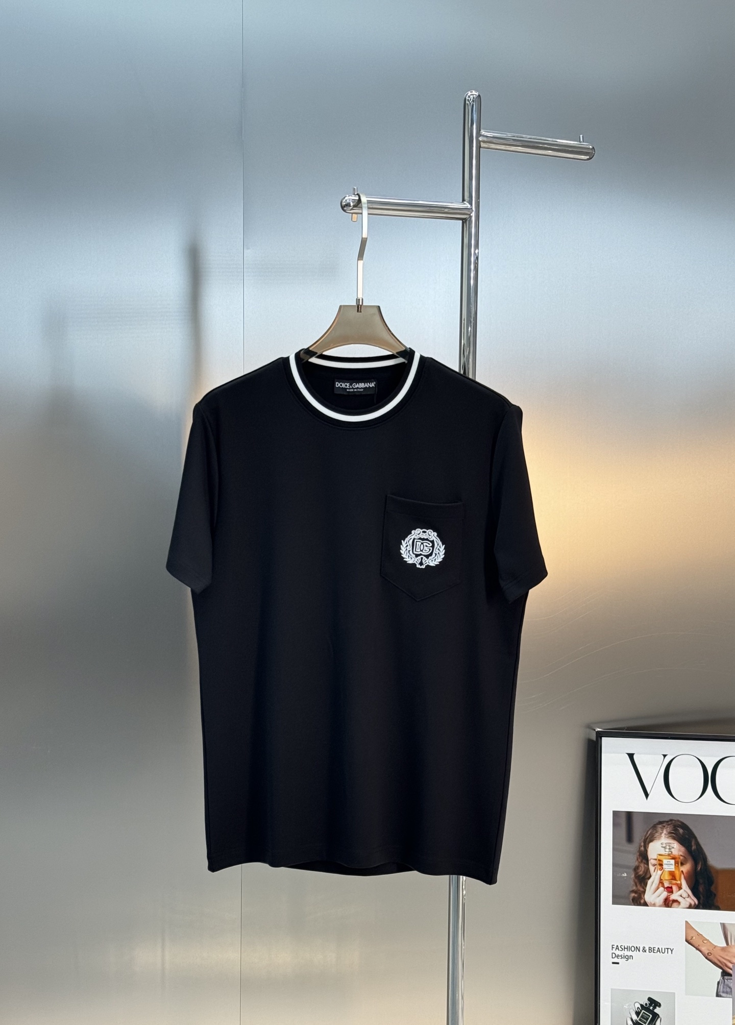 D&G*杜嘉班-纳25s男士莫代尔圆领短袖.原单推荐！优选300g莫代尔棉.婴儿的触碰感觉，入手必定回购