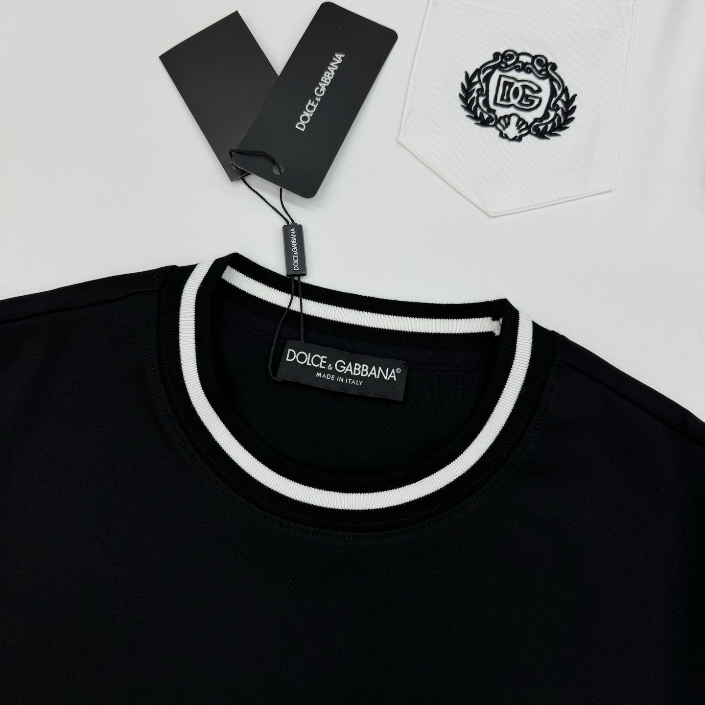 D&G*杜嘉班-纳25s男士莫代尔圆领短袖.原单推荐！优选300g莫代尔棉.婴儿的触碰感觉，入手必定回购