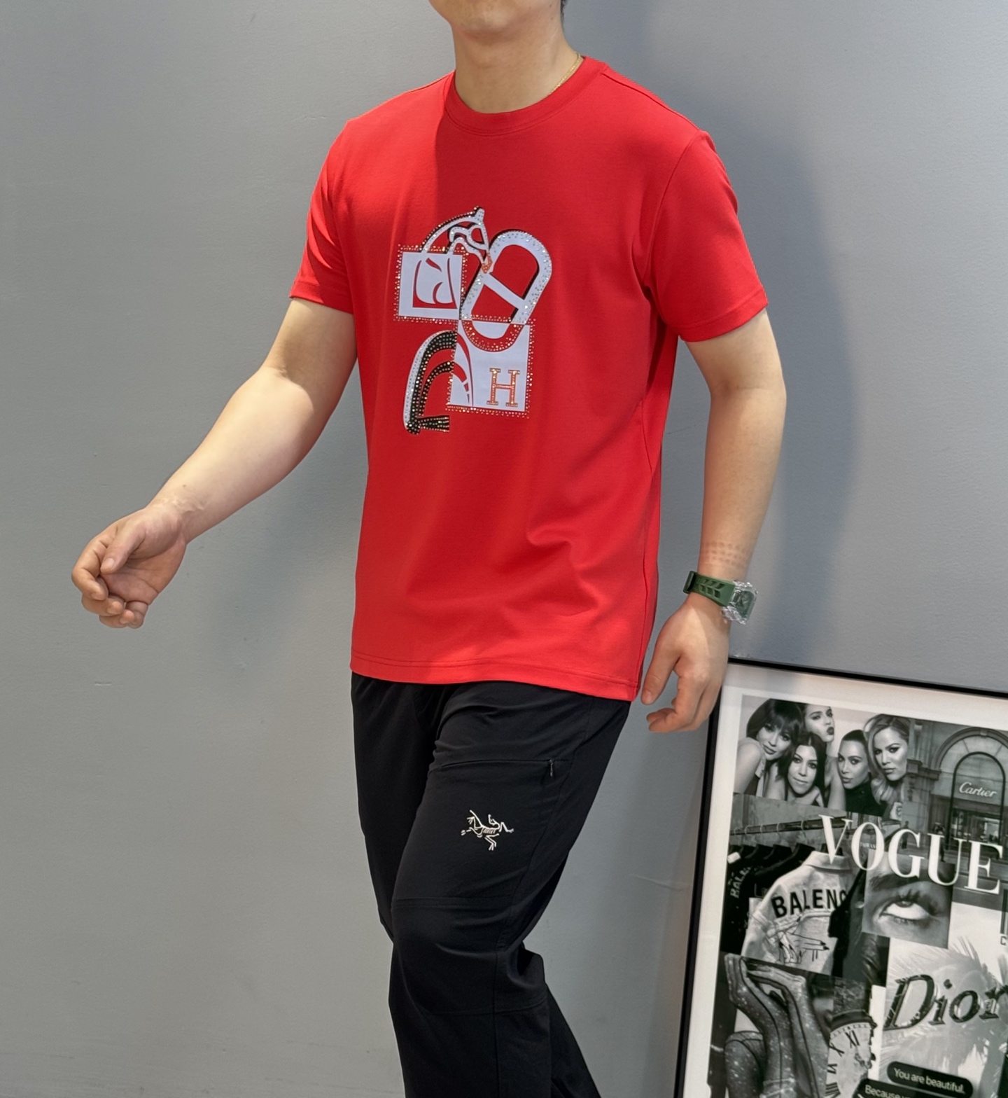 T-shirt Homme Hermes 25SS : Confort, Style et Élégance