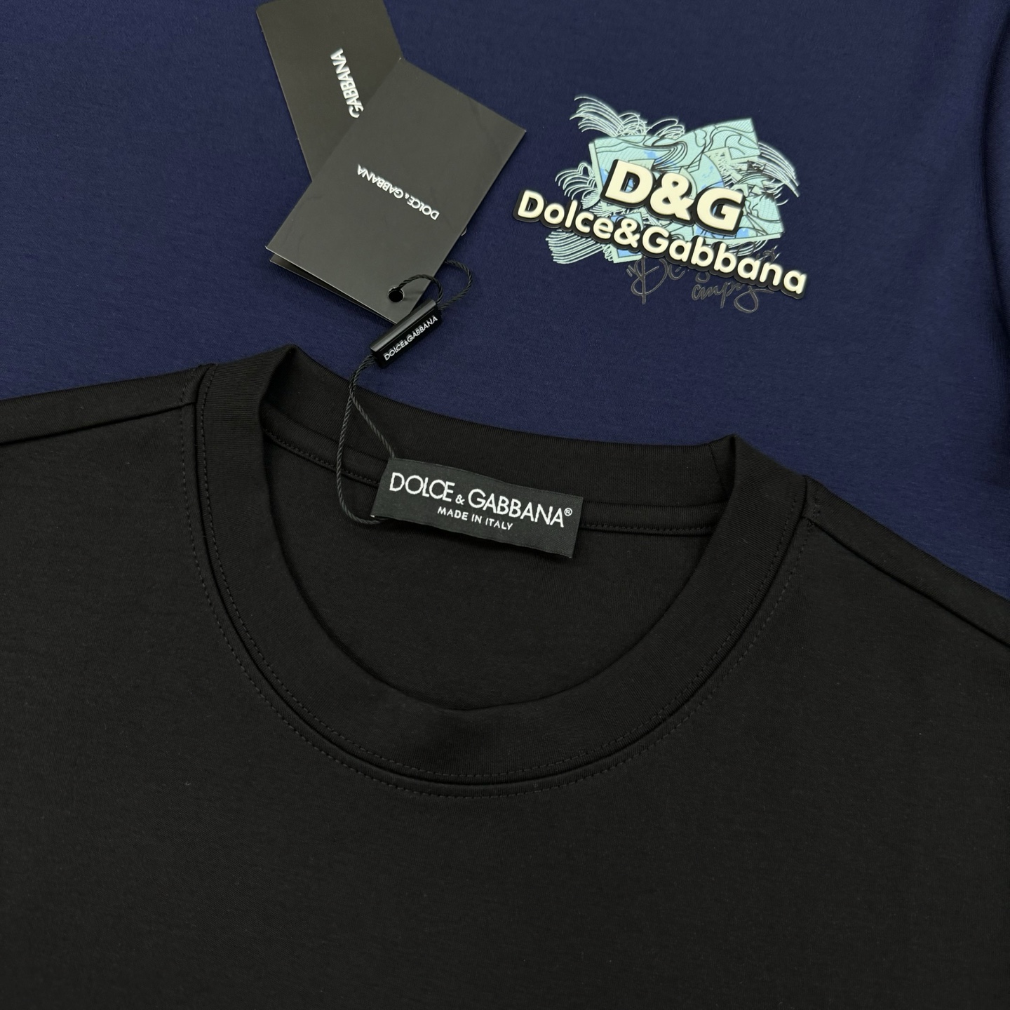 D&G*杜嘉班纳25s新品男士莫代尔圆领短袖.经典基础款推荐！优选300g莫代尔棉.婴儿的触碰感觉，入手