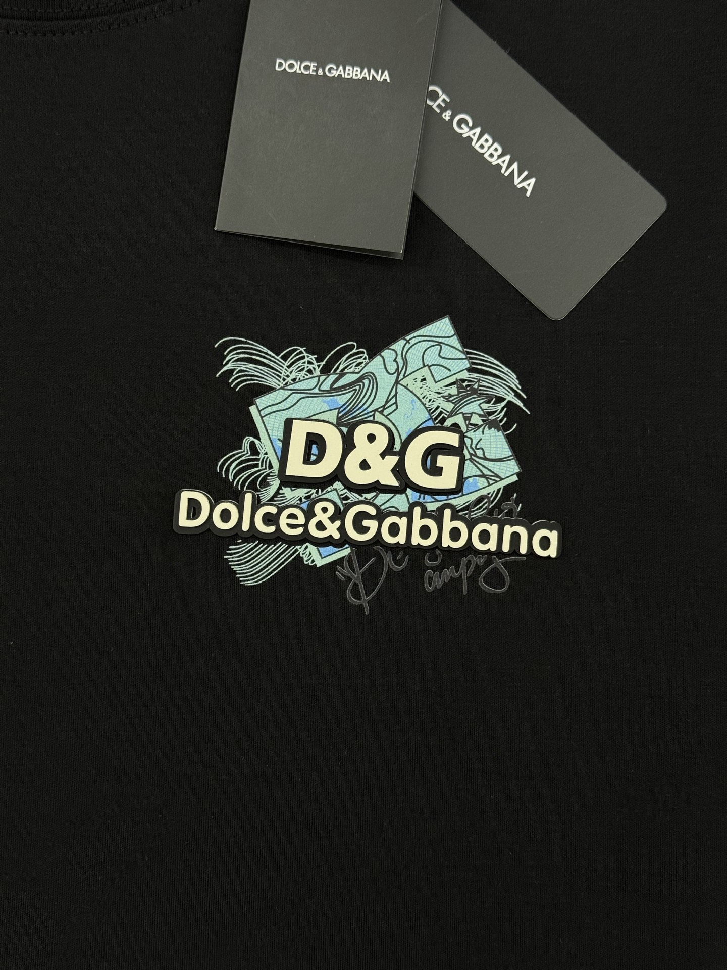 D&G*杜嘉班纳25s新品男士莫代尔圆领短袖.经典基础款推荐！优选300g莫代尔棉.婴儿的触碰感觉，入手