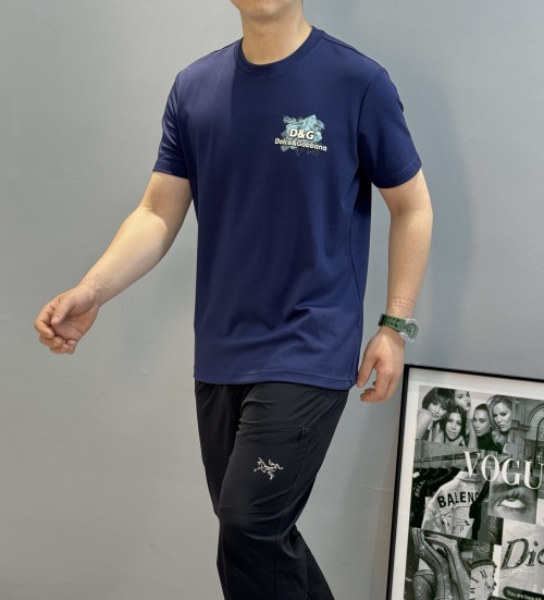 Dolce & Gabbana Men's Modal Short Sleeve Crew Neck T-Shirt 1 Dolce & Gabbana Men's Modal Short Sleeve Crew Neck T-Shirt