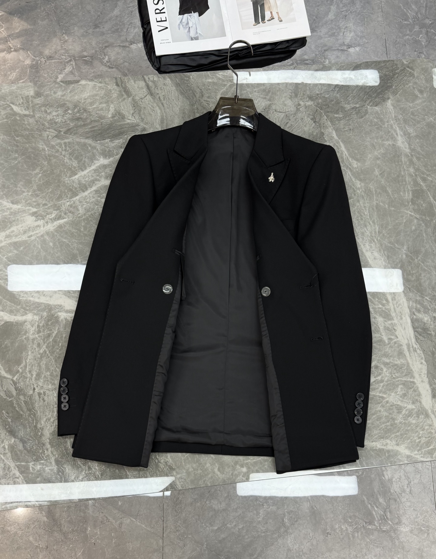 外套，PRAD*普拉-达2025s新款男士商务套西！超高端顶尖一线成衣手工系列，西装领域里的佼佼者，世界