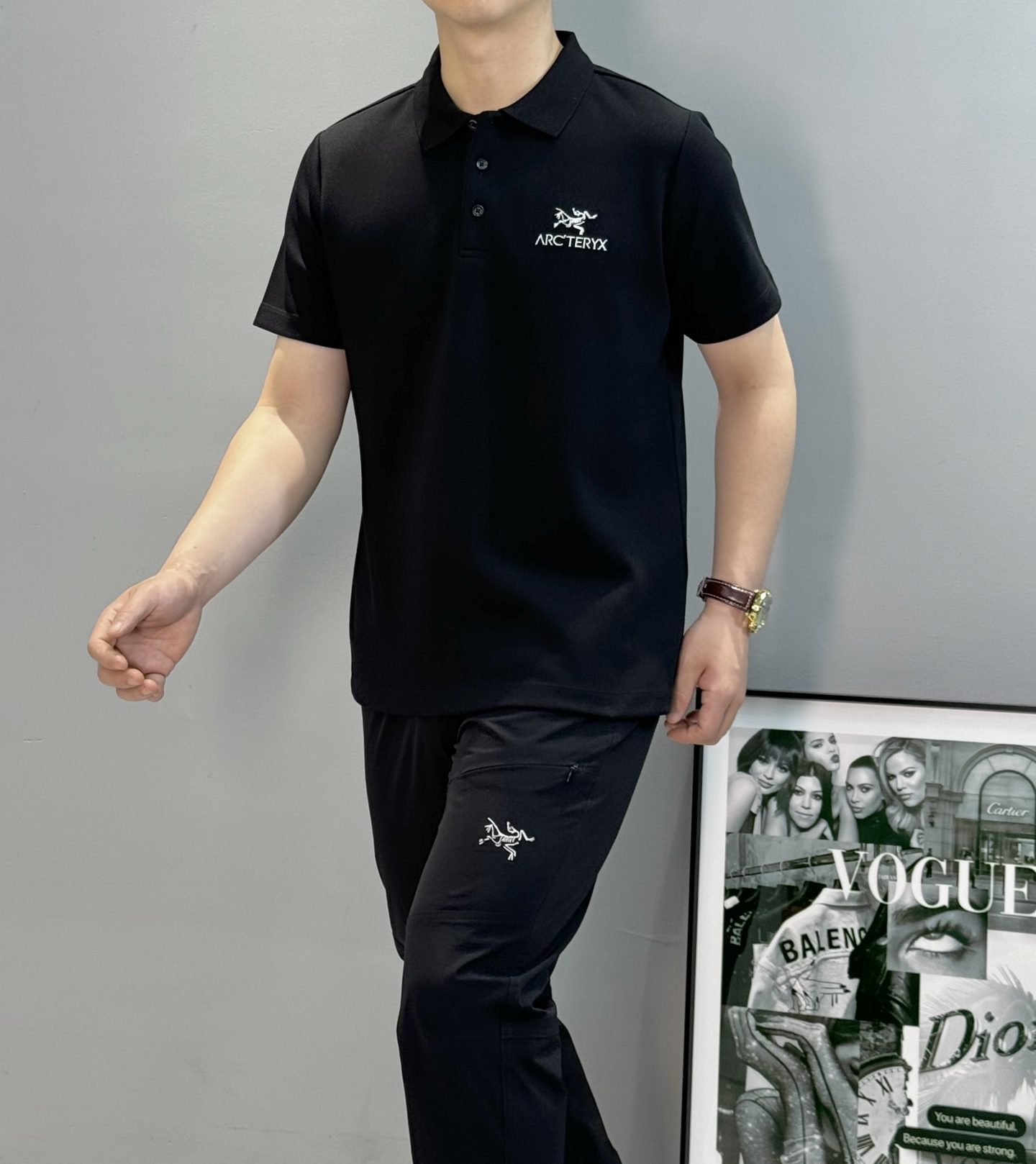 ARC'TERYX始祖-鸟2025新款网眼珠地POLO衫！手感厚实有品质！经典款热卖单品！胸前注入标志性