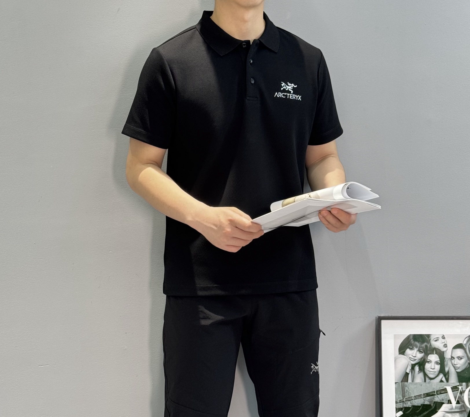 ARC'TERYX始祖-鸟2025新款网眼珠地POLO衫！手感厚实有品质！经典款热卖单品！胸前注入标志性
