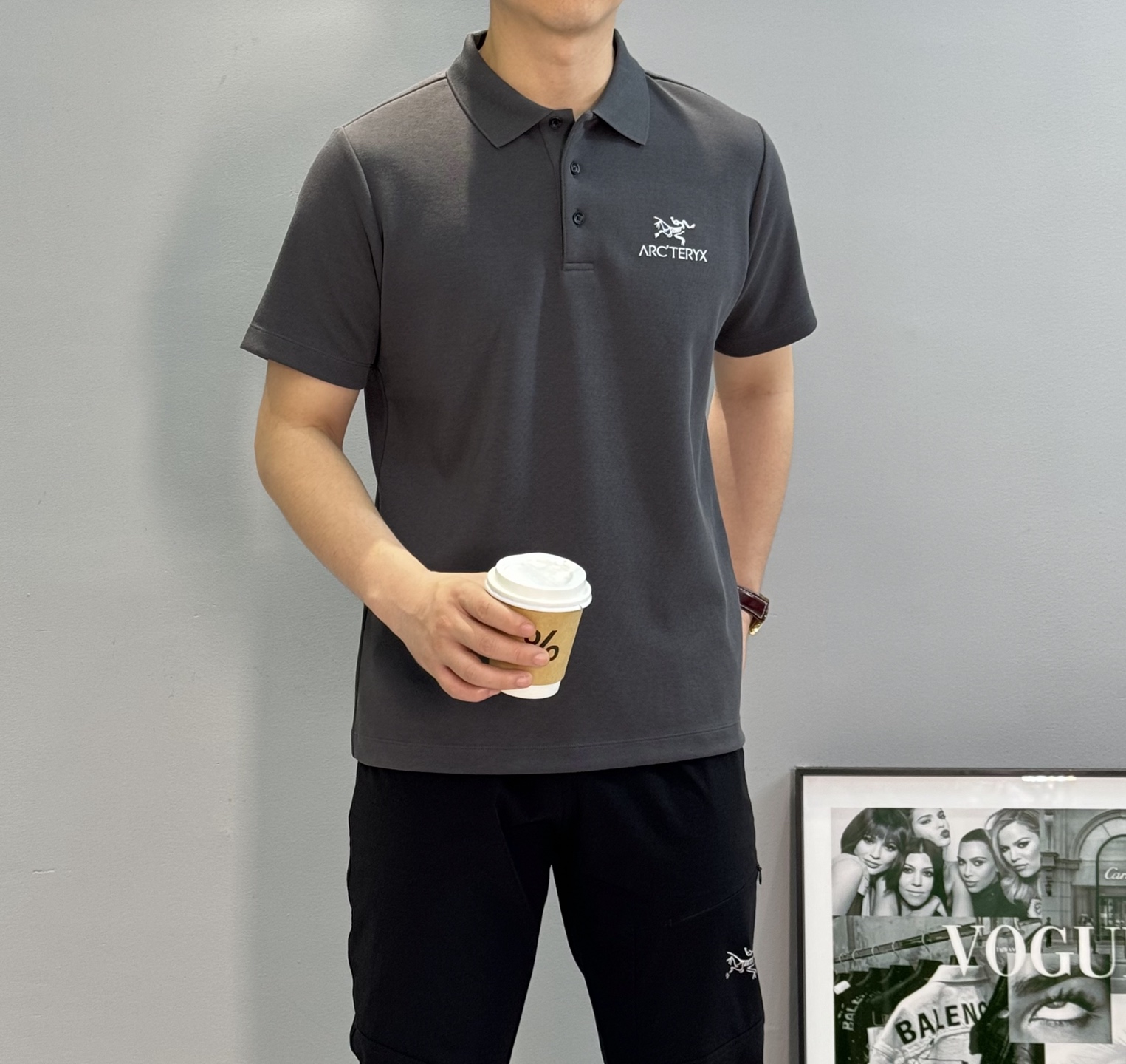 ARC'TERYX始祖-鸟2025新款网眼珠地POLO衫！手感厚实有品质！经典款热卖单品！胸前注入标志性