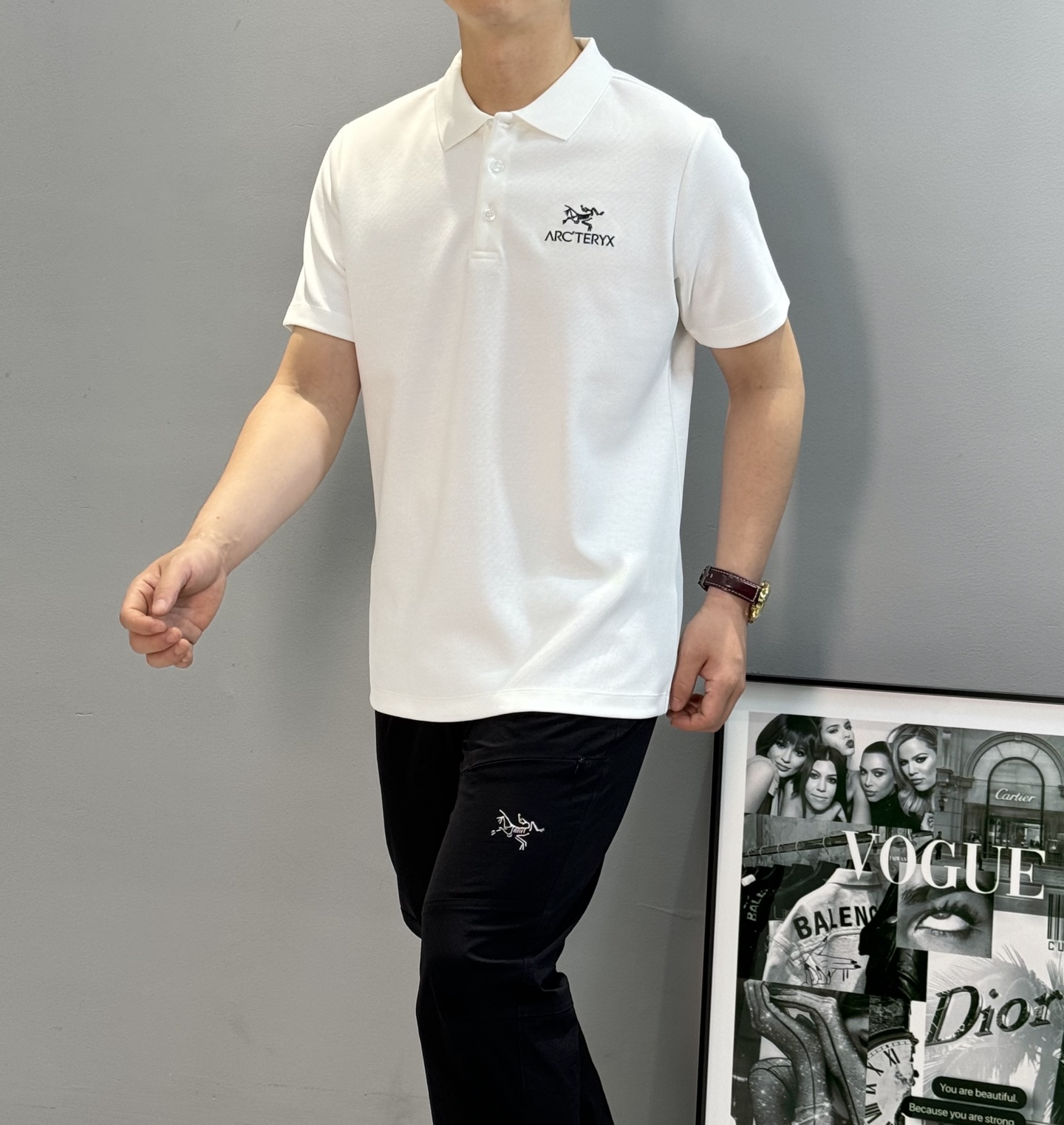 ARC'TERYX始祖-鸟2025新款网眼珠地POLO衫！手感厚实有品质！经典款热卖单品！胸前注入标志性