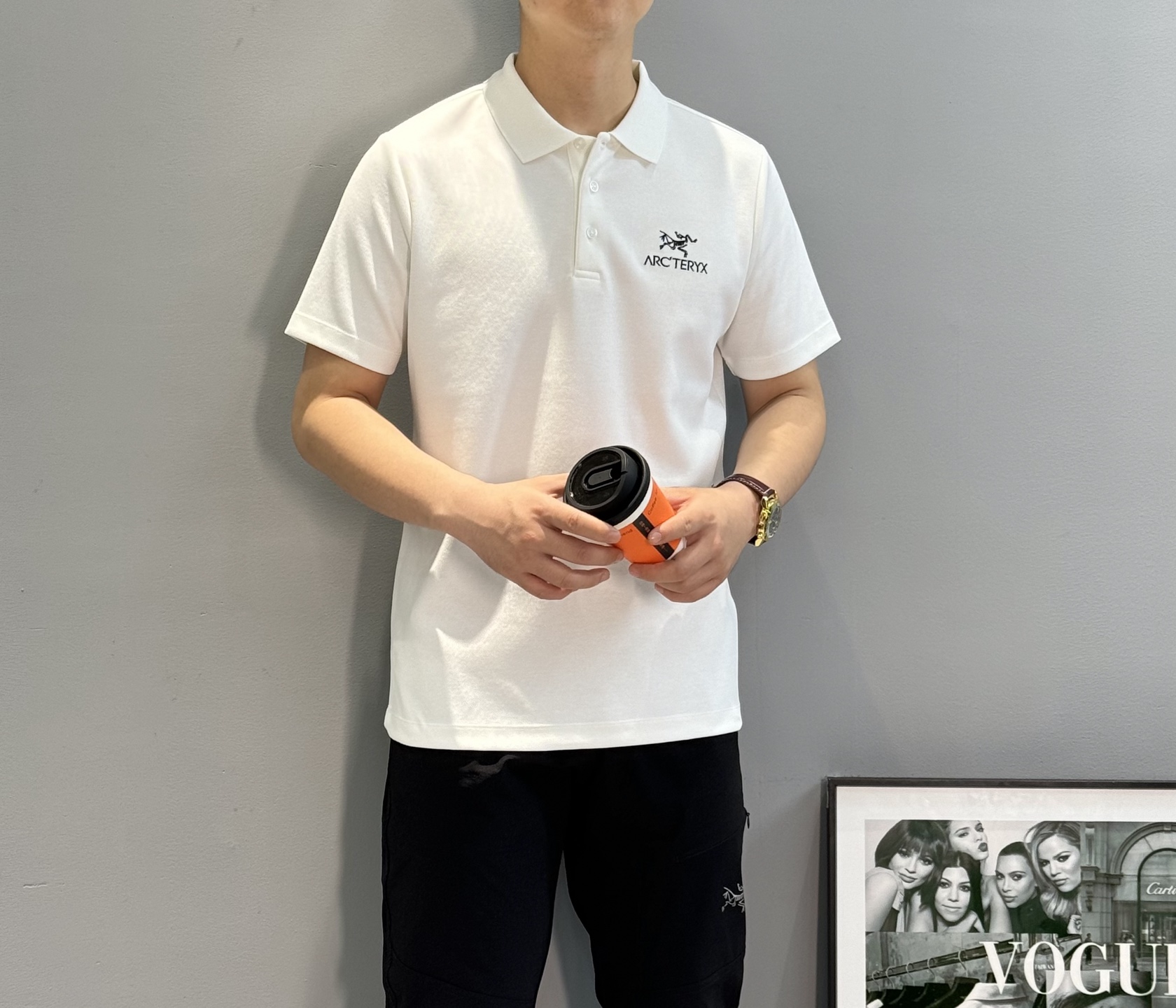 ARC'TERYX始祖-鸟2025新款网眼珠地POLO衫！手感厚实有品质！经典款热卖单品！胸前注入标志性