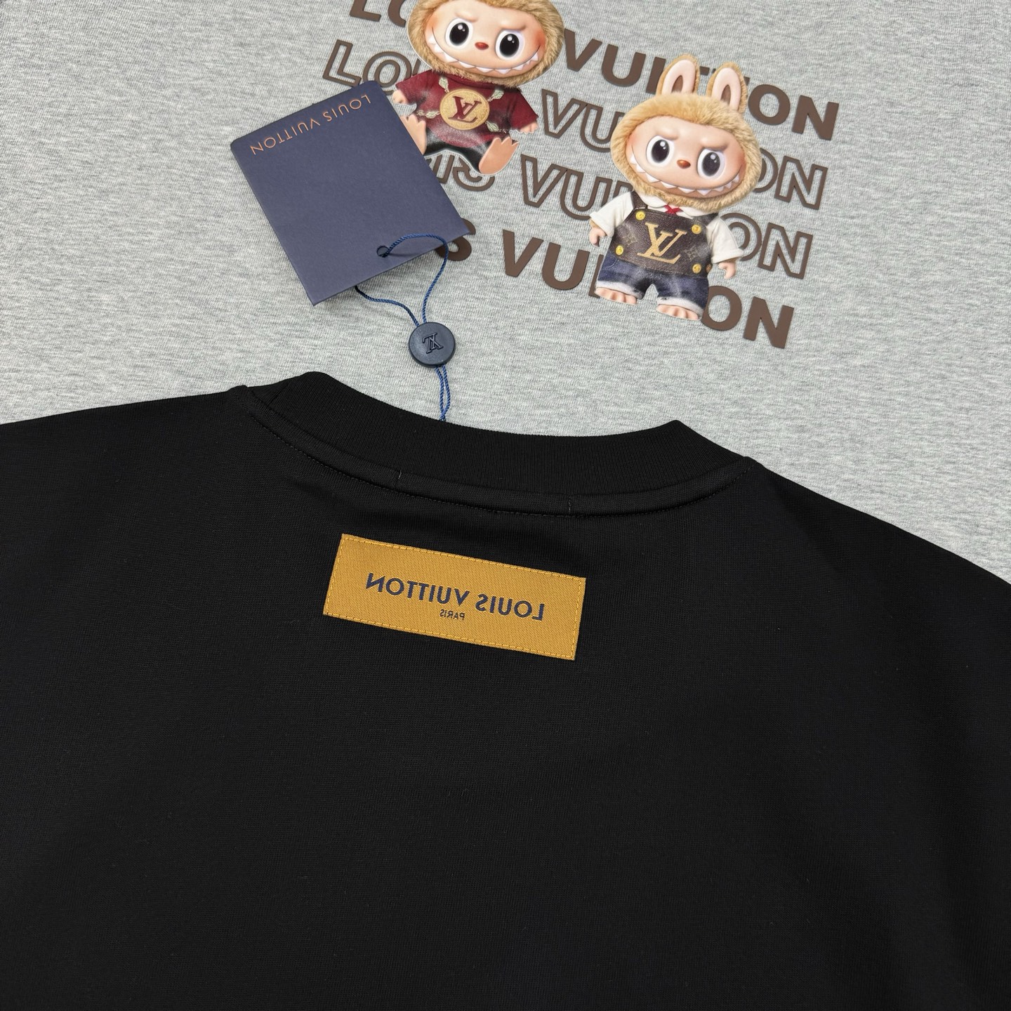 LABUBU 卡通印花‼️驴牌*新品短袖T恤.男女同款！采用280克新疆棉冰感索罗娜面料，通过索罗娜科技