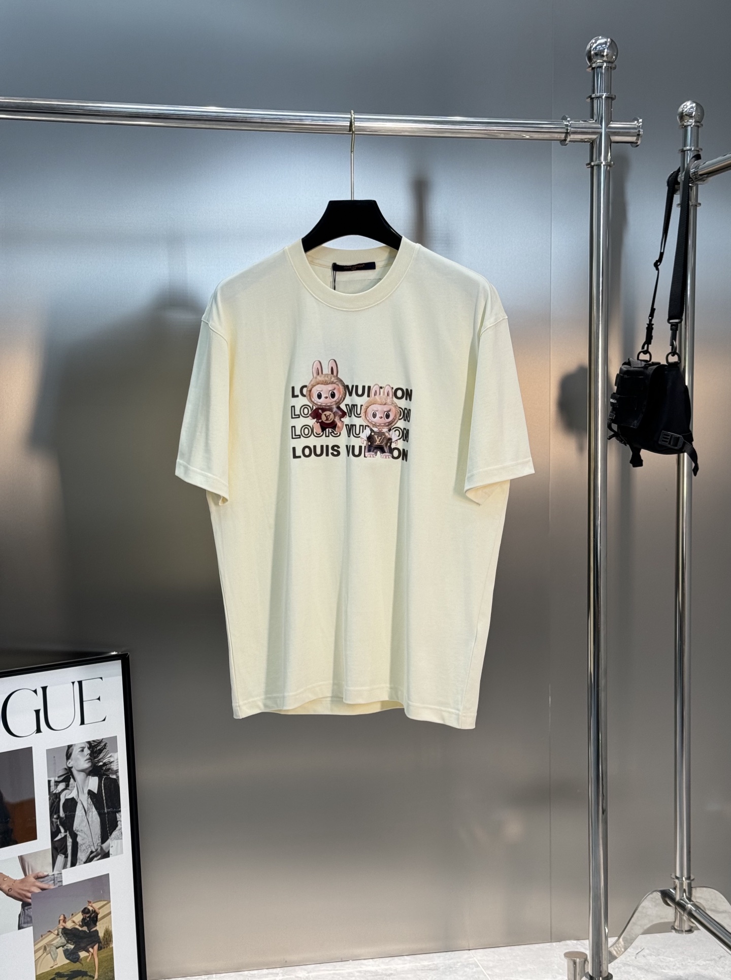 LABUBU 卡通印花‼️驴牌*新品短袖T恤.男女同款！采用280克新疆棉冰感索罗娜面料，通过索罗娜科技