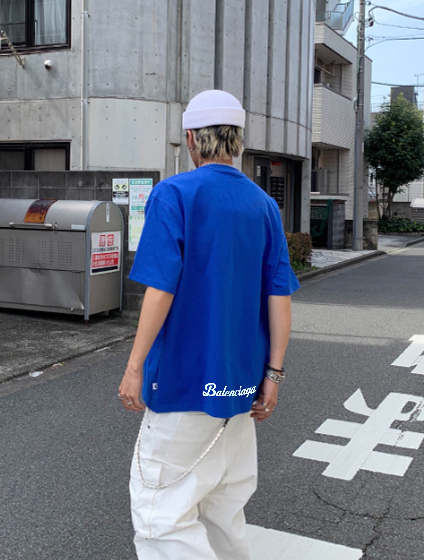 Balenciag*巴黎家25s新款T恤.干净清爽款❤️男女同款！os版型真的很迷人.品牌图形字母烫画设