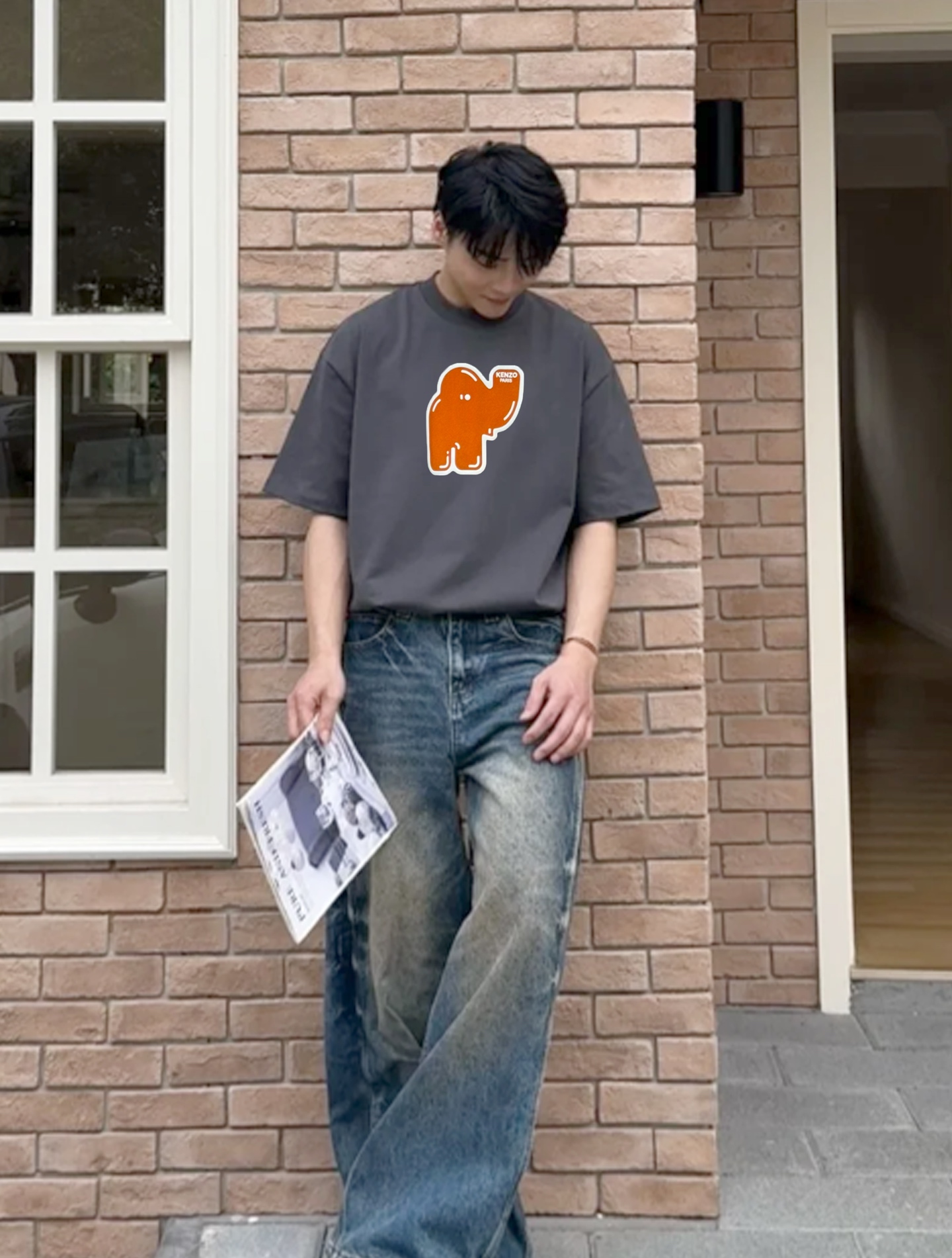 KENZ*高田*三2025新品T恤.男女同款～最新短袖T恤，传承经典著作改良后的新品更加的具有立体感官，