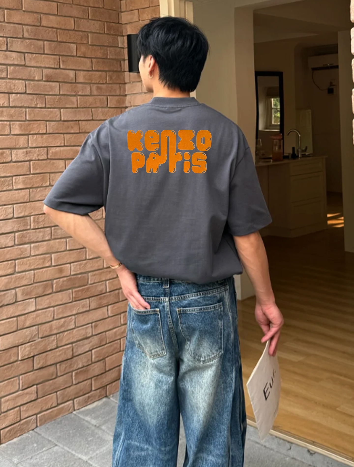 KENZ*高田*三2025新品T恤.男女同款～最新短袖T恤，传承经典著作改良后的新品更加的具有立体感官，