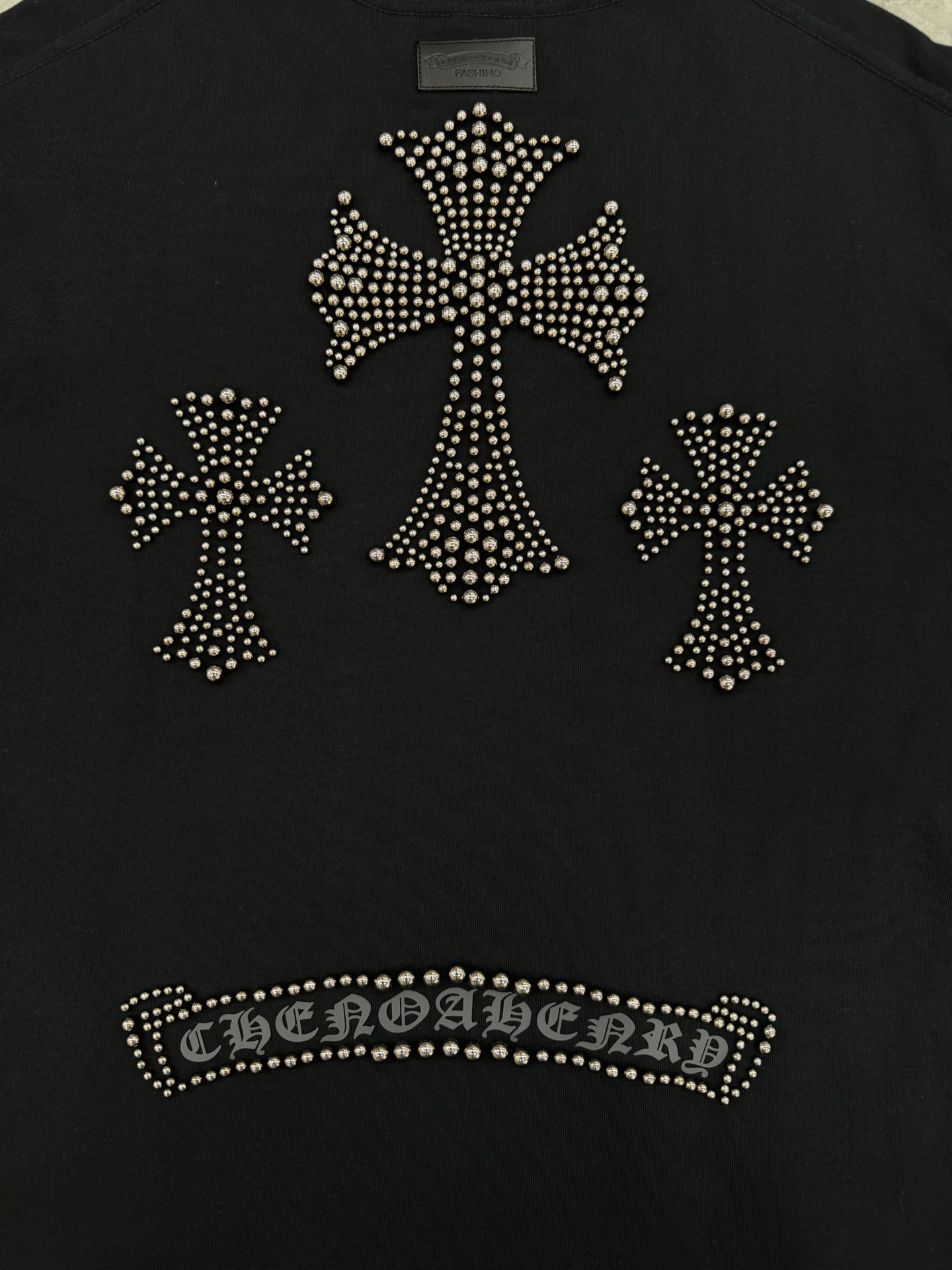 Chrome Hearts克罗心 25s新款T恤.男女同款～克罗心图形标识个性设计.超重工质感立体工艺展