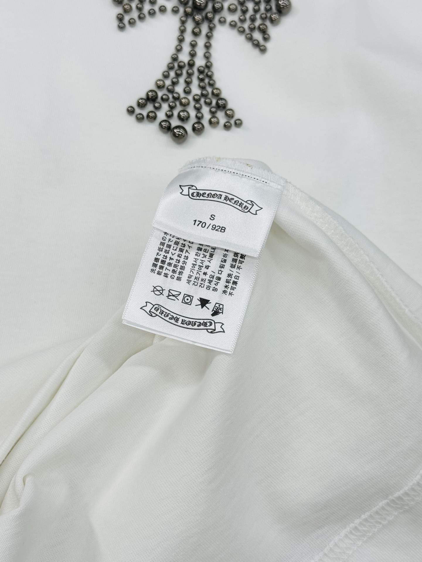 Chrome Hearts克罗心 25s新款T恤.男女同款～克罗心图形标识个性设计.超重工质感立体工艺展