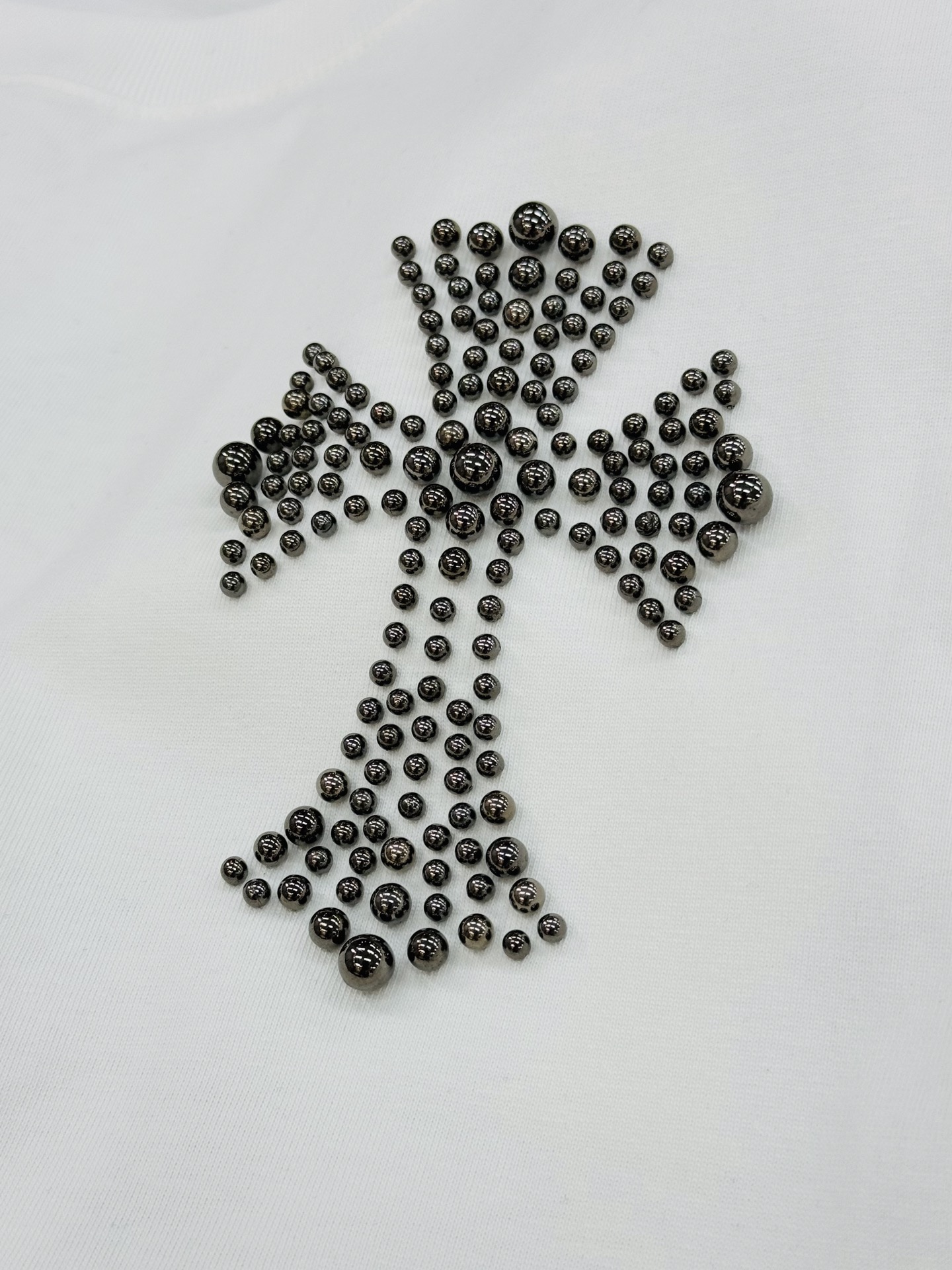 Chrome Hearts克罗心 25s新款T恤.男女同款～克罗心图形标识个性设计.超重工质感立体工艺展