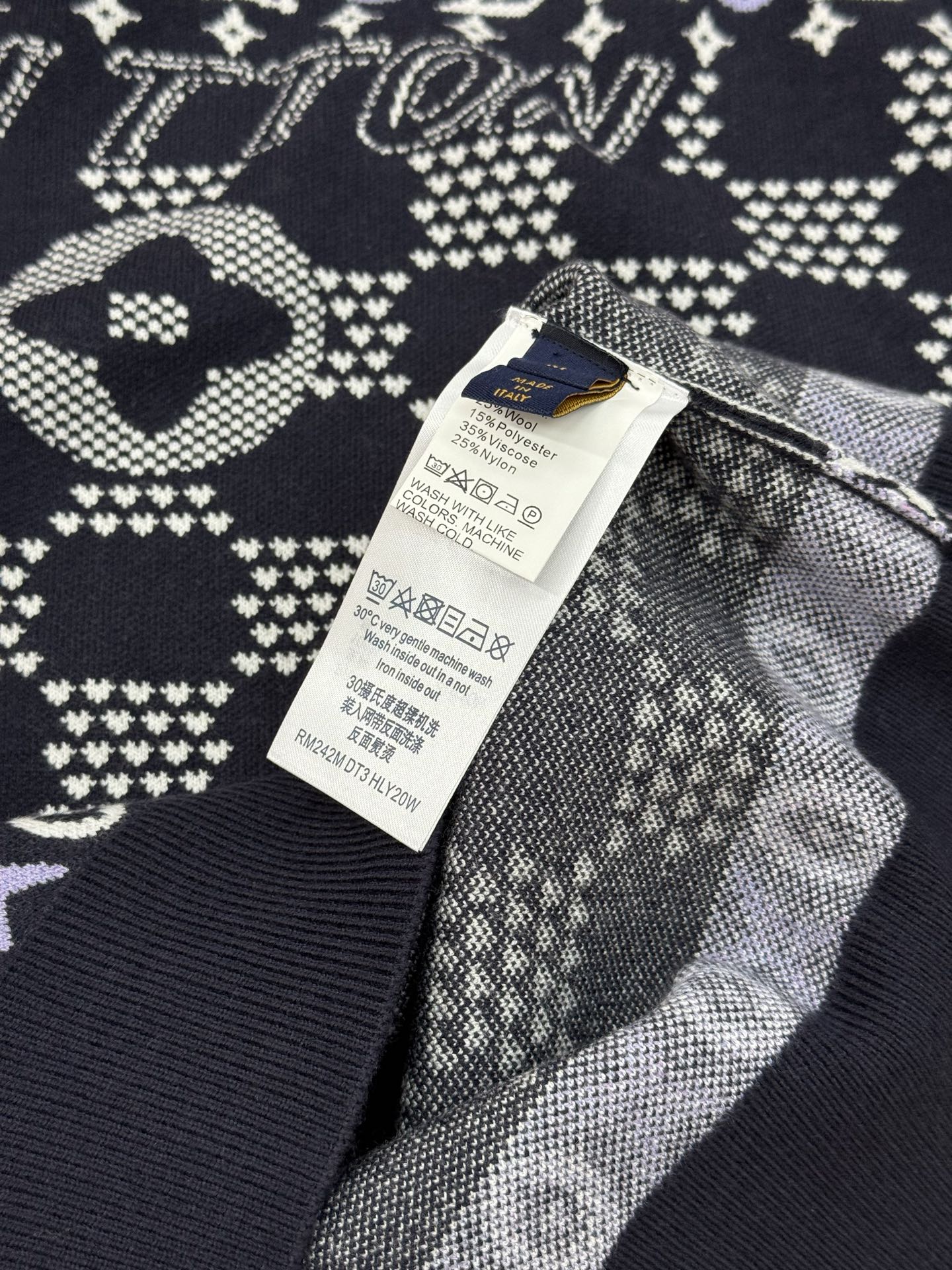 驴牌*25s秋冬新款羊毛衫.SKI系列上市！常规修身版型！高端货推荐🔥满身提花设计！老花花型都是当季最火