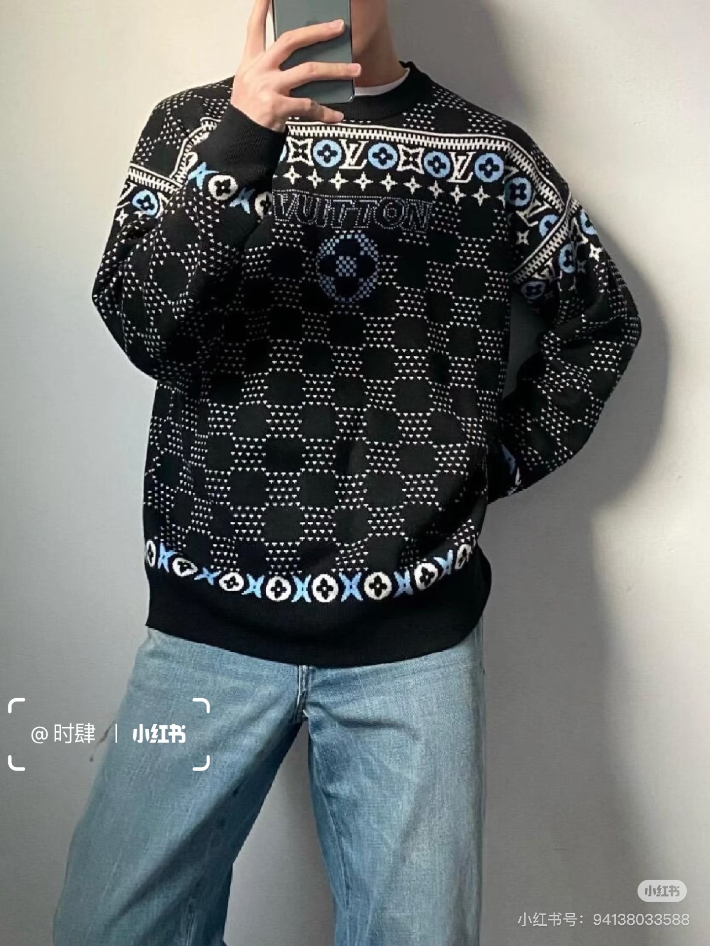 驴牌*25s秋冬新款羊毛衫.SKI系列上市！常规修身版型！高端货推荐🔥满身提花设计！老花花型都是当季最火