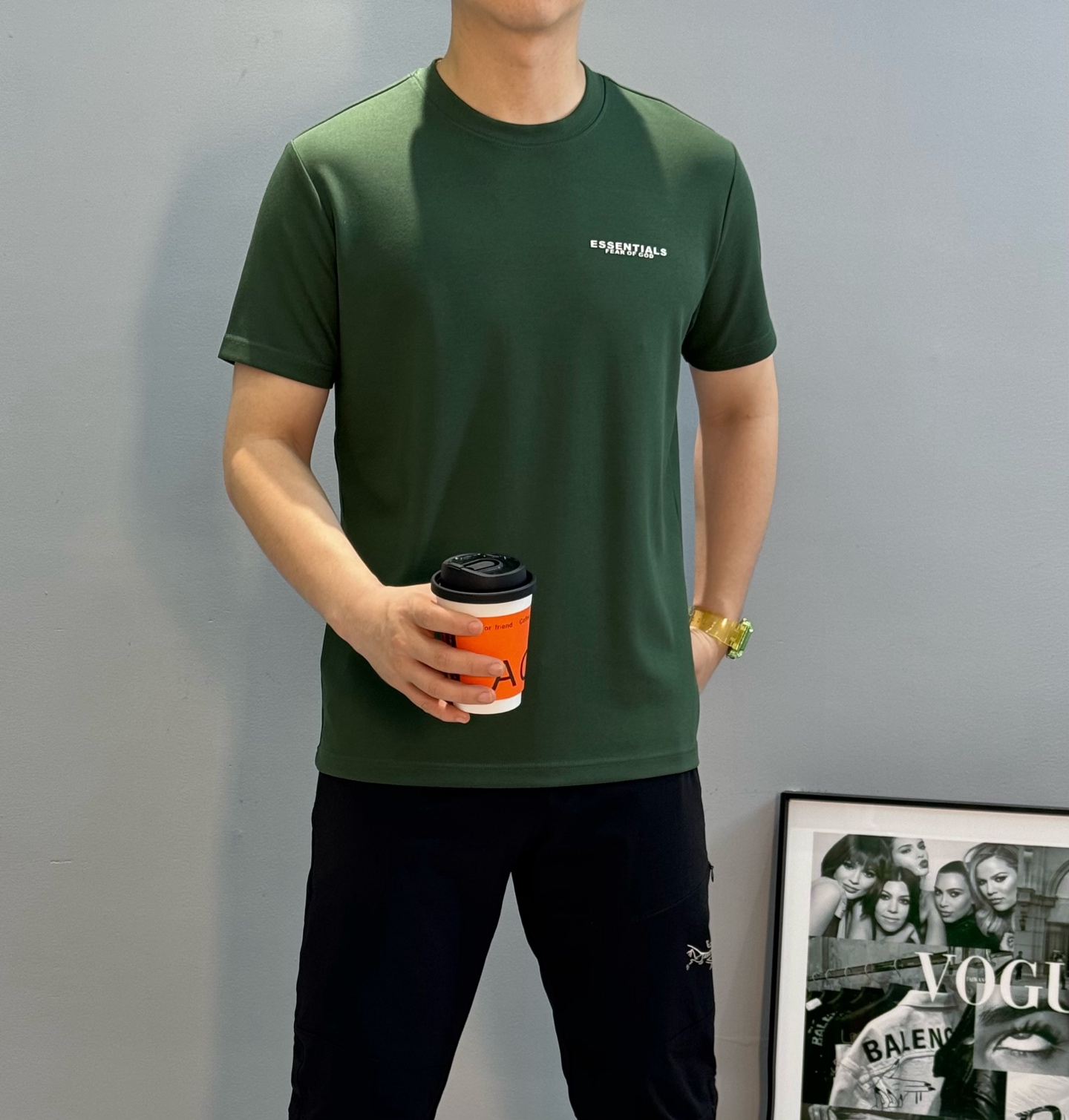 Essentials25s新款莫代尔T恤.焕新升级百搭基础款，贸易公司出品！！甄选优质有机300g莫代尔