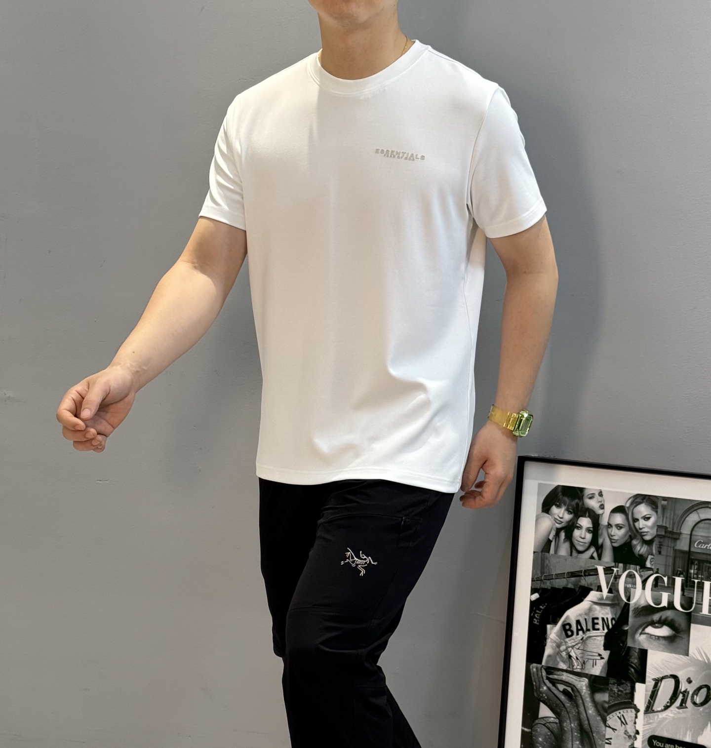 Essentials25s新款莫代尔T恤.焕新升级百搭基础款，贸易公司出品！！甄选优质有机300g莫代尔