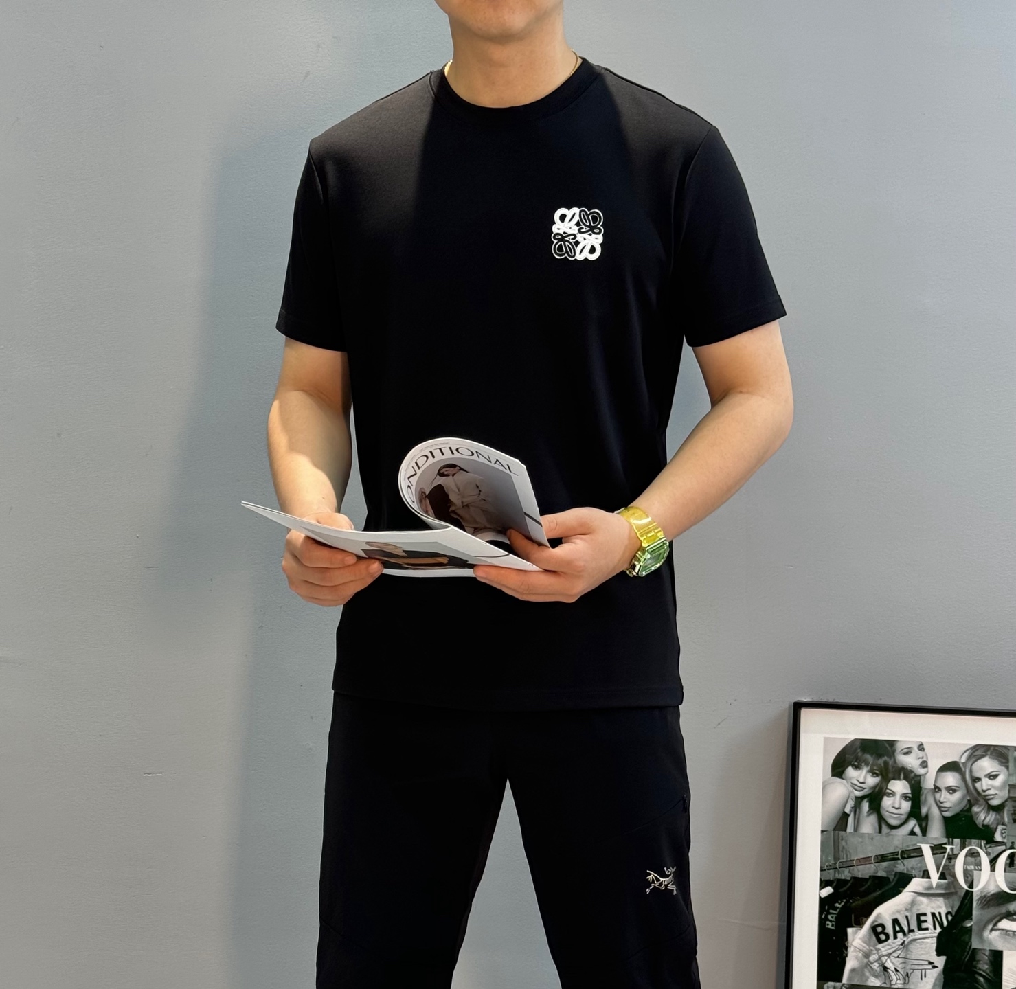 LOEW*E罗意威25s新品莫代尔T恤.基础款推荐！新色系.新款绣花品牌图形.简单高级.辨识度颇具鲜明.