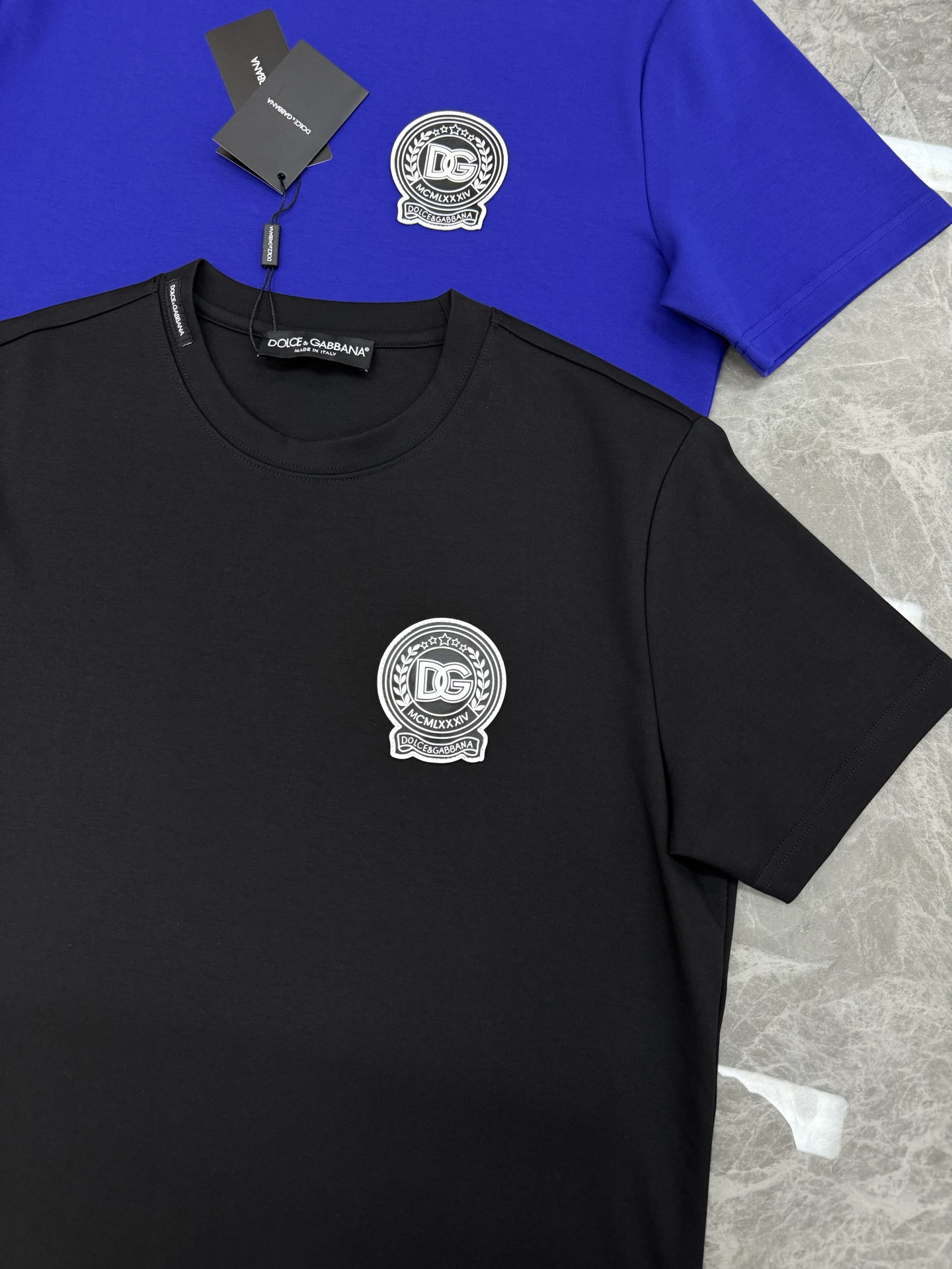 D&G*杜嘉班-纳25s男士莫代尔圆领短袖.经典推荐！优选300g莫代尔棉.婴儿的触碰感觉，入手必定回购