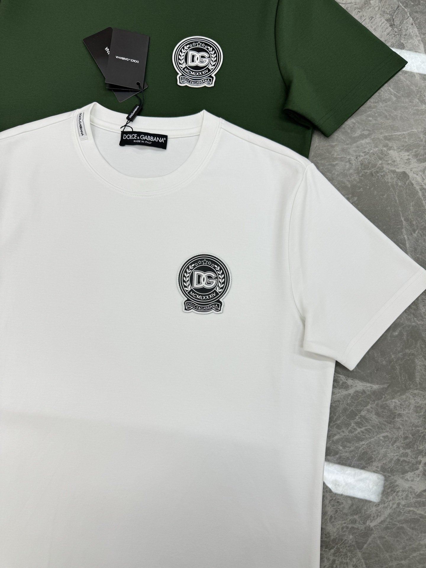 D&G*杜嘉班-纳25s男士莫代尔圆领短袖.经典推荐！优选300g莫代尔棉.婴儿的触碰感觉，入手必定回购