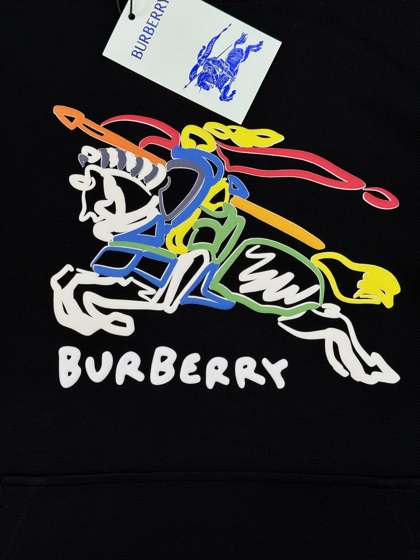 BBR*巴宝莉新品连帽卫衣.经典战马造型.选用轻盈天丝棉质面料打造而成，通过高密度棉纤维在单层面料中实现