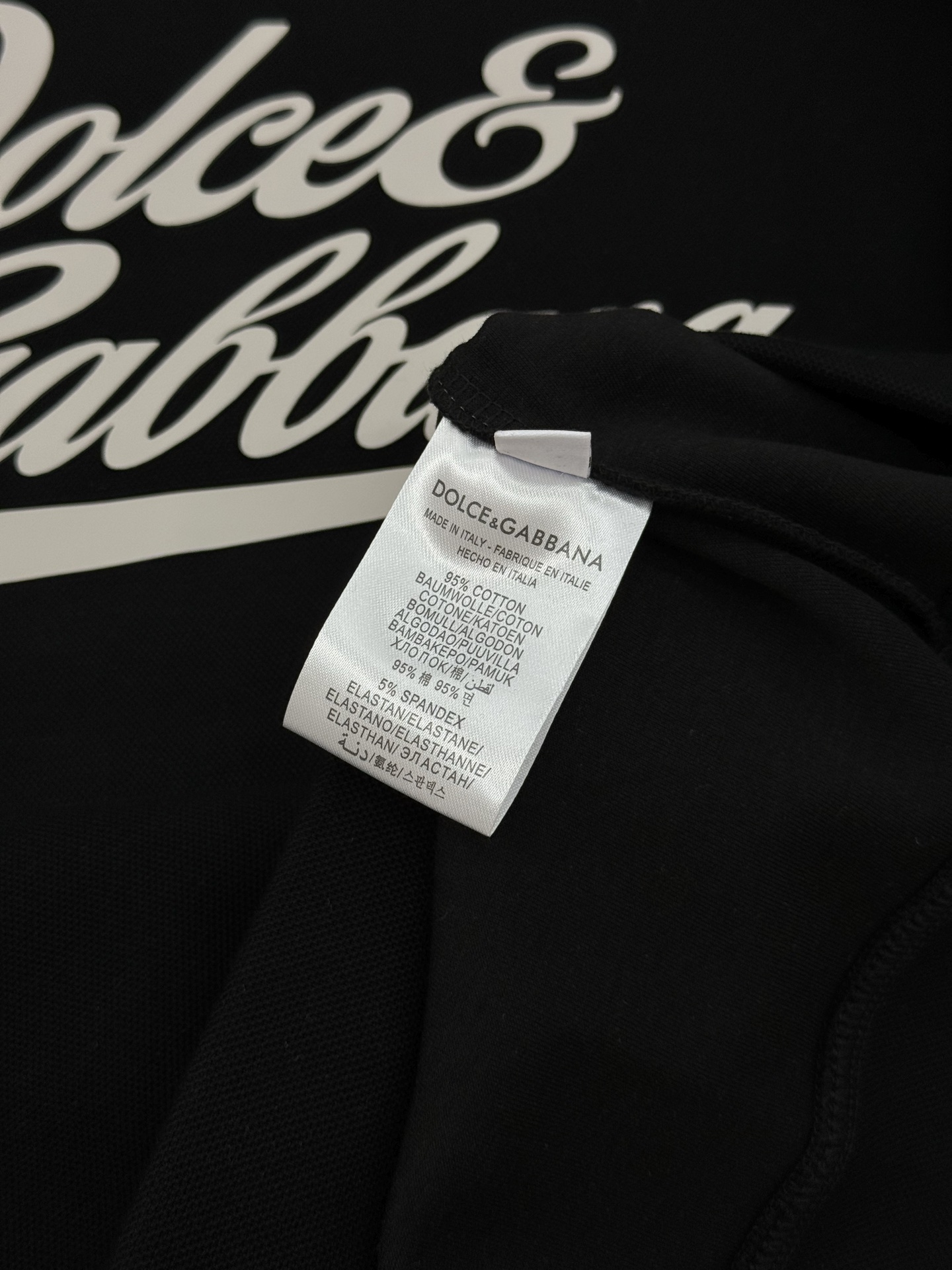 Dolce & Gabbana杜嘉班纳新品连帽卫衣.定制专属380g天丝面料，定制原版工艺螺纹，袖子.胸