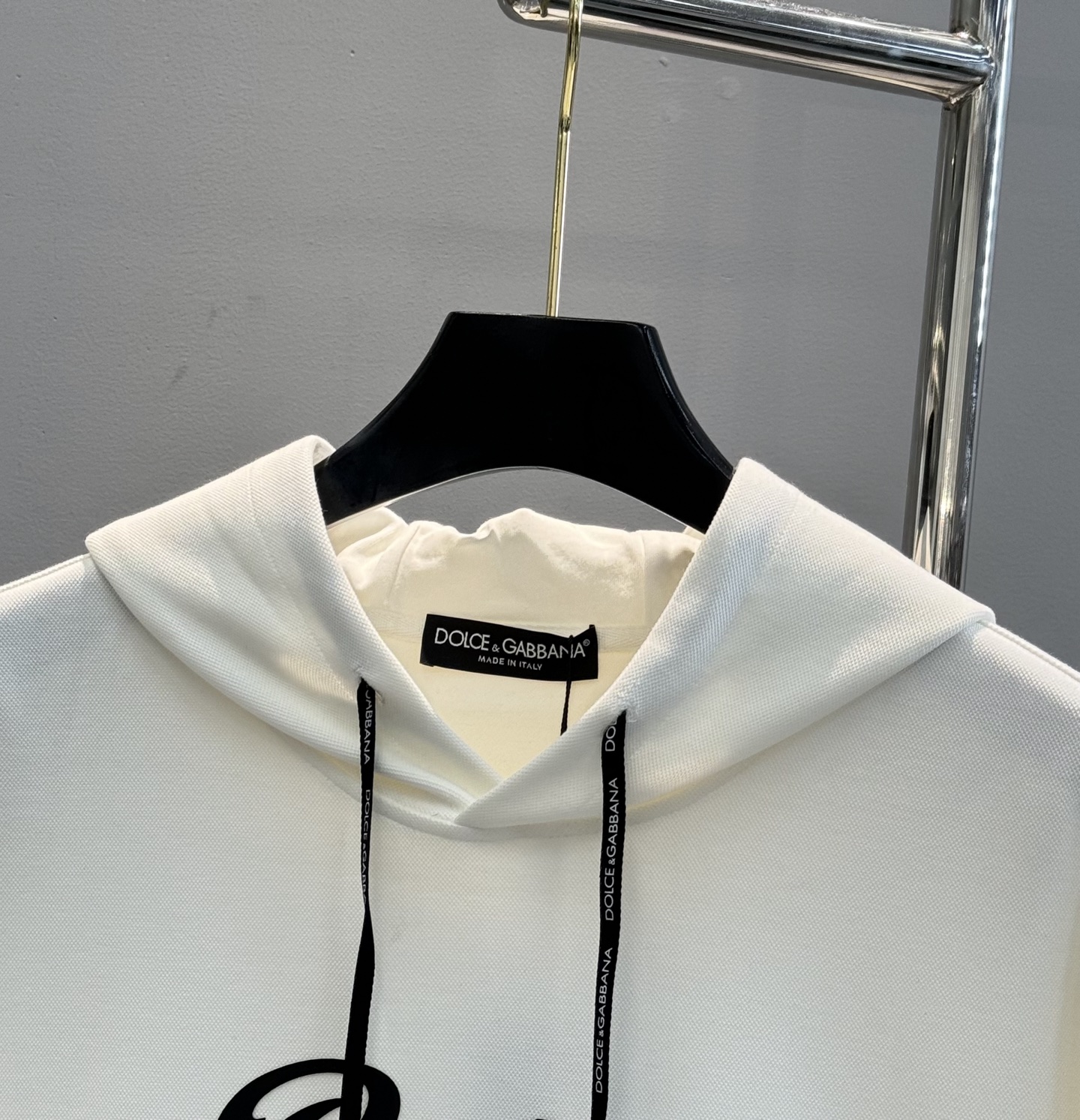 Dolce & Gabbana杜嘉班纳新品连帽卫衣.定制专属380g天丝面料，定制原版工艺螺纹，袖子.胸