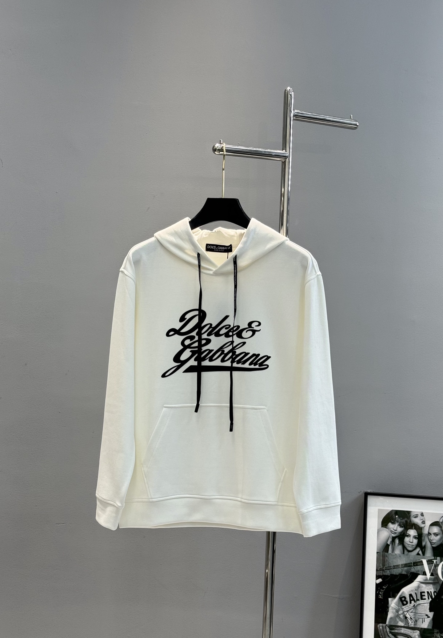 Dolce & Gabbana杜嘉班纳新品连帽卫衣.定制专属380g天丝面料，定制原版工艺螺纹，袖子.胸