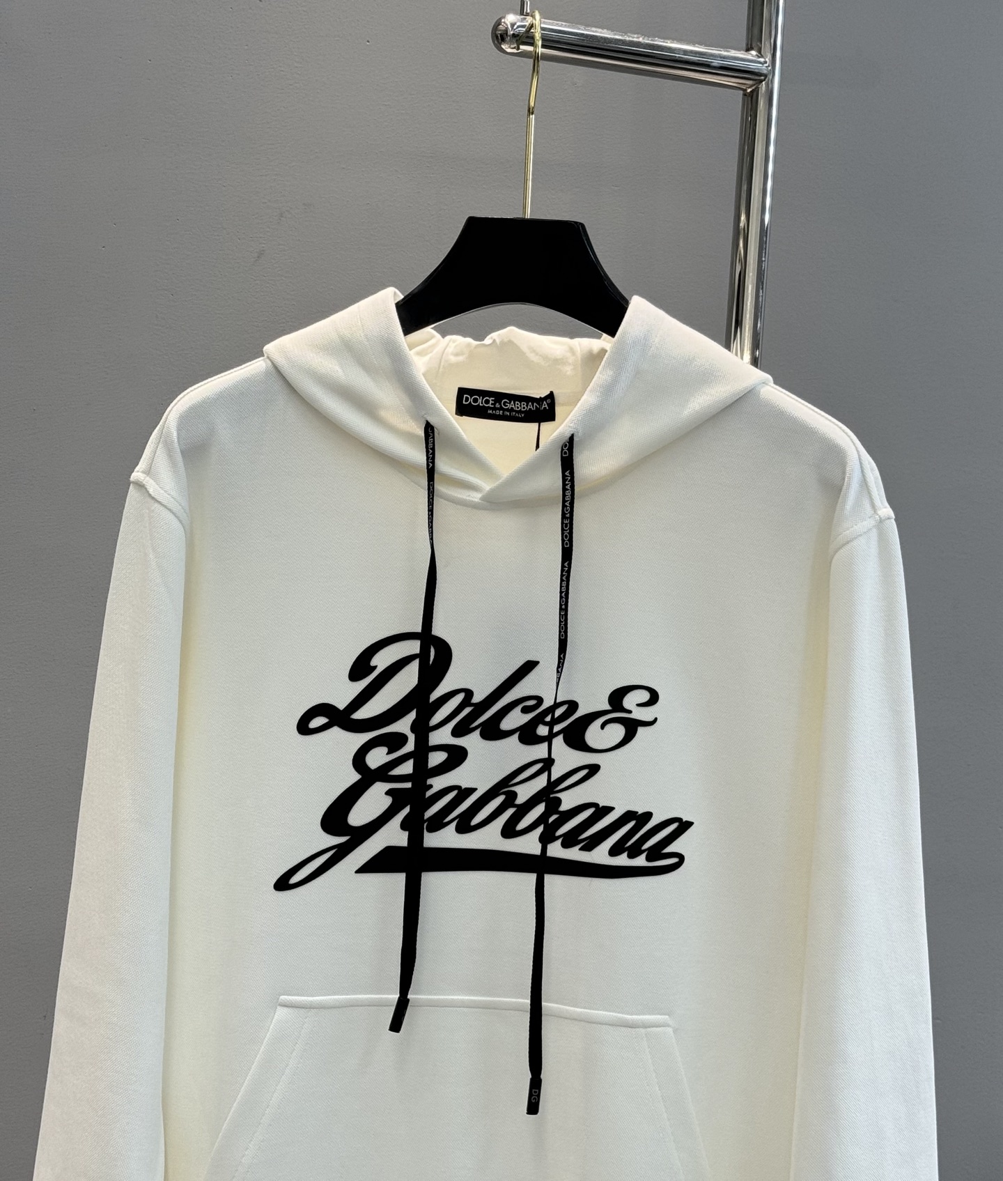 Dolce & Gabbana杜嘉班纳新品连帽卫衣.定制专属380g天丝面料，定制原版工艺螺纹，袖子.胸