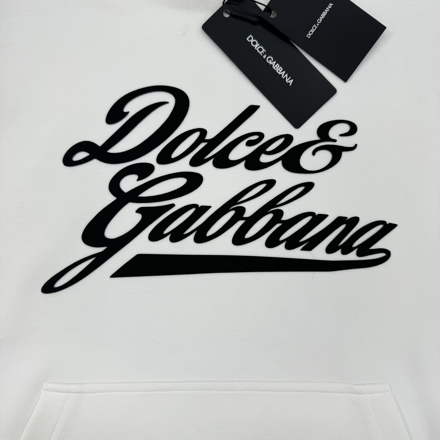 Dolce & Gabbana杜嘉班纳新品连帽卫衣.定制专属380g天丝面料，定制原版工艺螺纹，袖子.胸