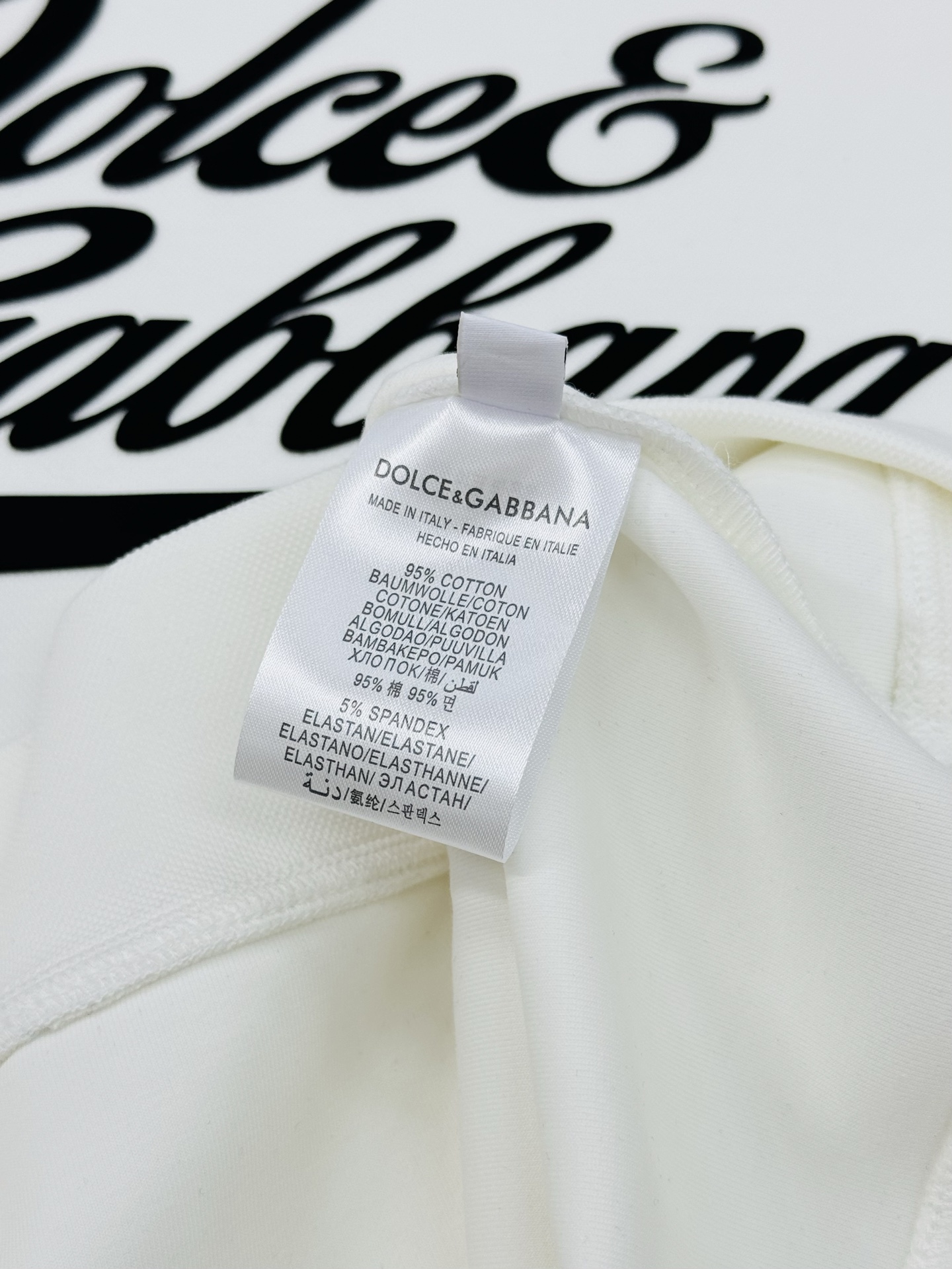 Dolce & Gabbana杜嘉班纳新品连帽卫衣.定制专属380g天丝面料，定制原版工艺螺纹，袖子.胸