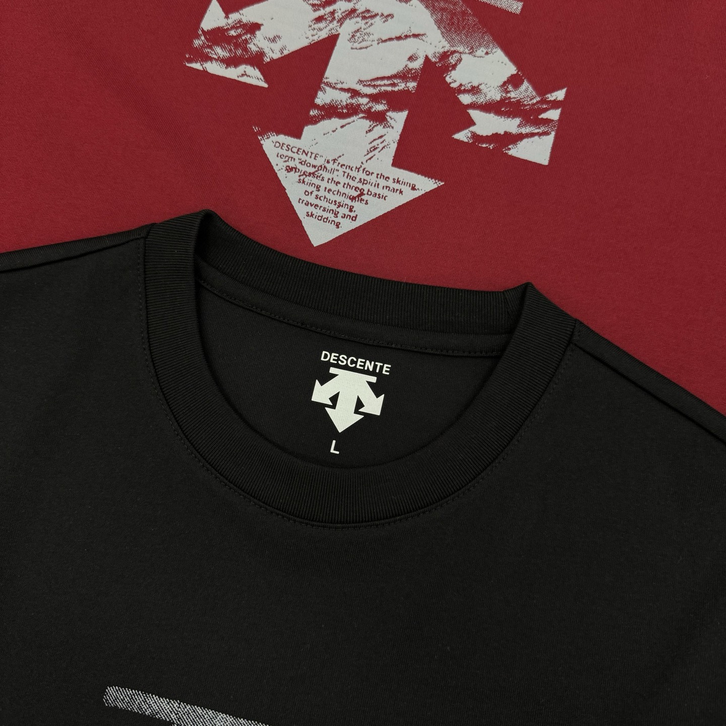 DESCENT*迪桑-特基础款T恤.25s新款男女同款！纯色系推荐！胸口经典标识设计.高温烫画工艺.绣口