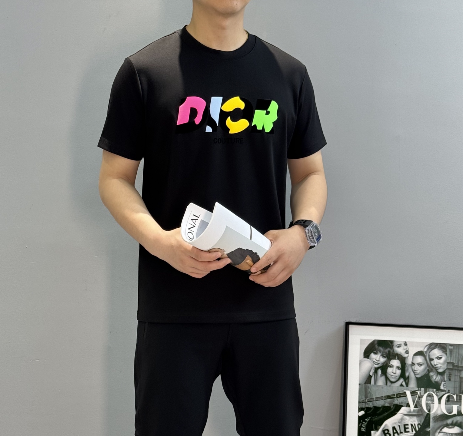 顶级颜值担当！Dior迪奥25s新款莫代尔T恤.当季颜值担当.糖果色彩品牌字母烫画工艺.视觉感设计.字母