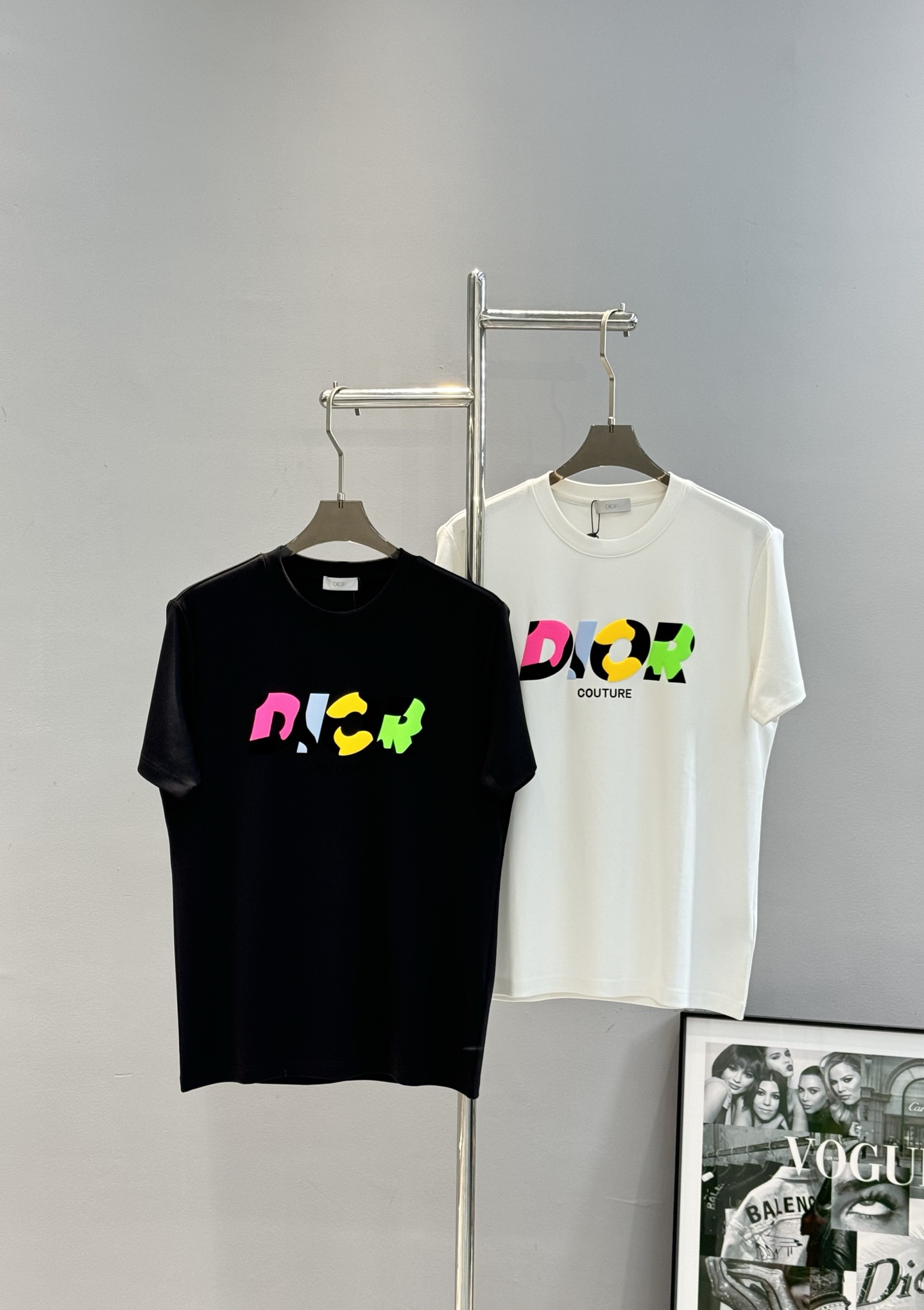 顶级颜值担当！Dior迪奥25s新款莫代尔T恤.当季颜值担当.糖果色彩品牌字母烫画工艺.视觉感设计.字母