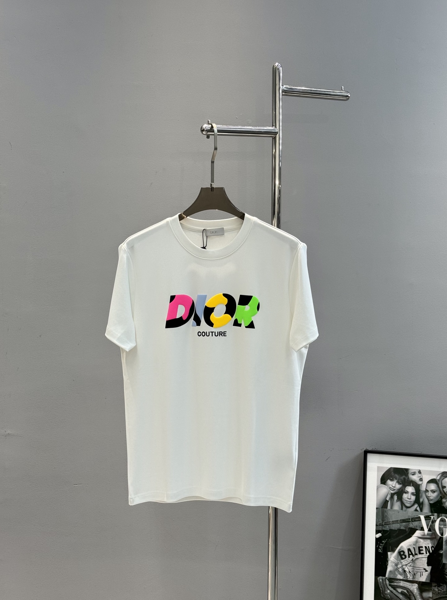 顶级颜值担当！Dior迪奥25s新款莫代尔T恤.当季颜值担当.糖果色彩品牌字母烫画工艺.视觉感设计.字母