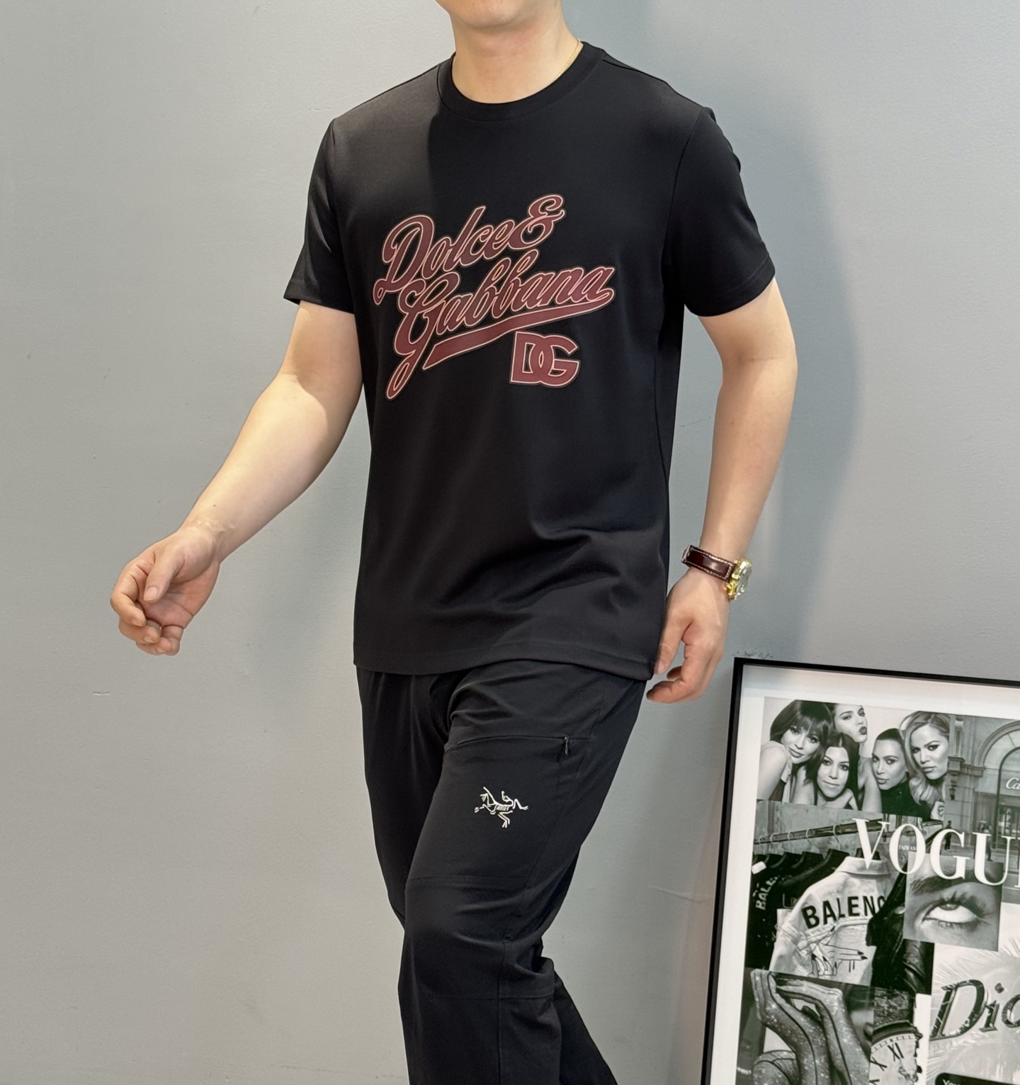 D&G*杜嘉班-纳25s新款莫代尔T恤.经典推荐！优选300g莫代尔棉.婴儿的触碰感觉，入手必定回购！！