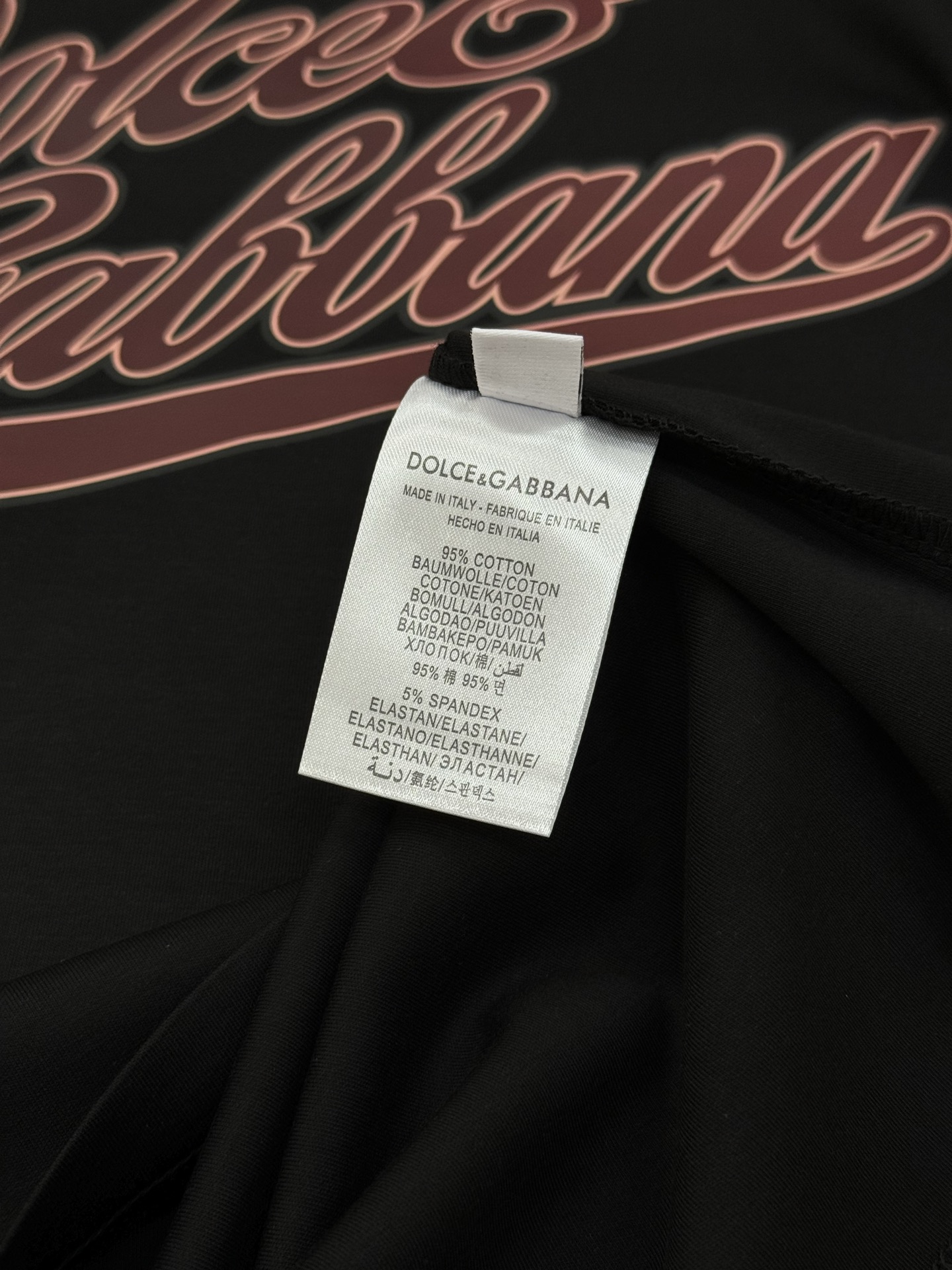 D&G*杜嘉班-纳25s新款莫代尔T恤.经典推荐！优选300g莫代尔棉.婴儿的触碰感觉，入手必定回购！！