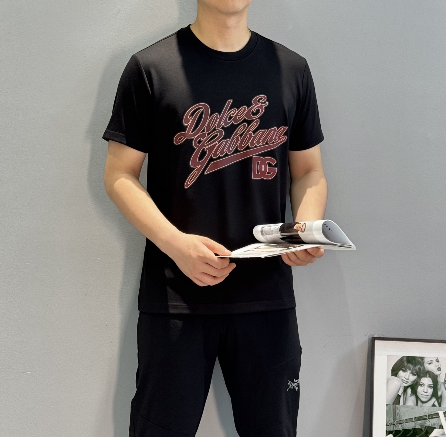 D&G*杜嘉班-纳25s新款莫代尔T恤.经典推荐！优选300g莫代尔棉.婴儿的触碰感觉，入手必定回购！！