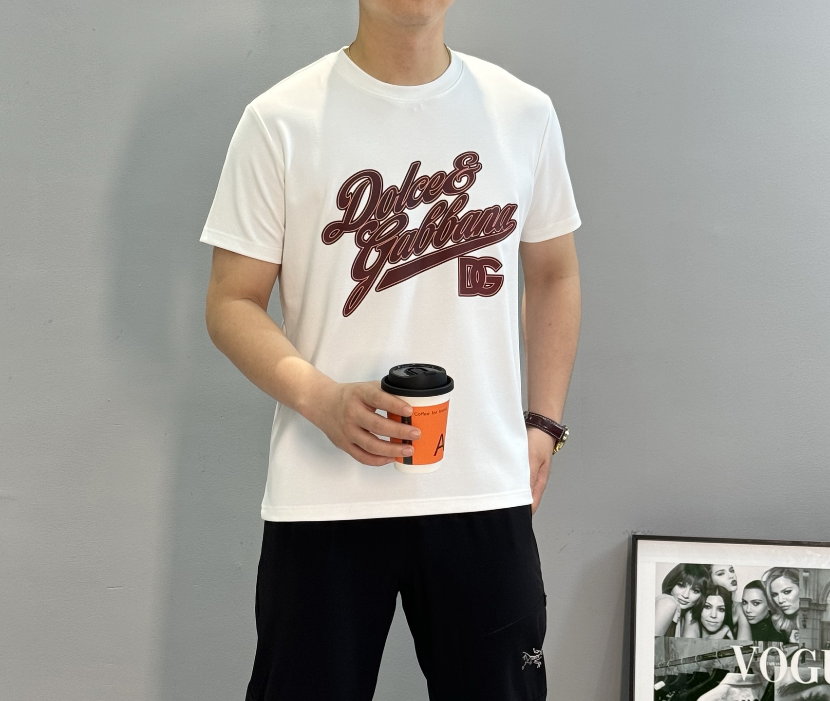 D&G*杜嘉班-纳25s新款莫代尔T恤.经典推荐！优选300g莫代尔棉.婴儿的触碰感觉，入手必定回购！！