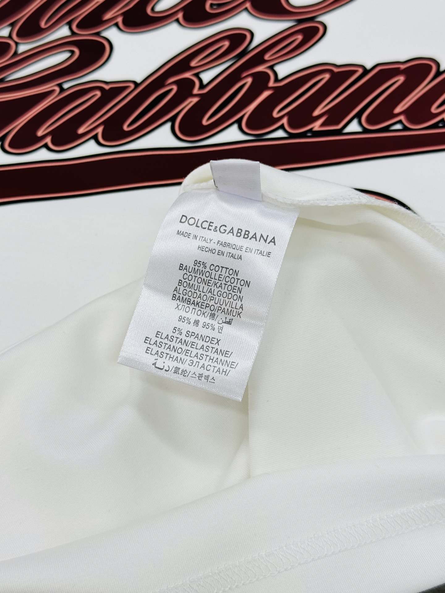 D&G*杜嘉班-纳25s新款莫代尔T恤.经典推荐！优选300g莫代尔棉.婴儿的触碰感觉，入手必定回购！！