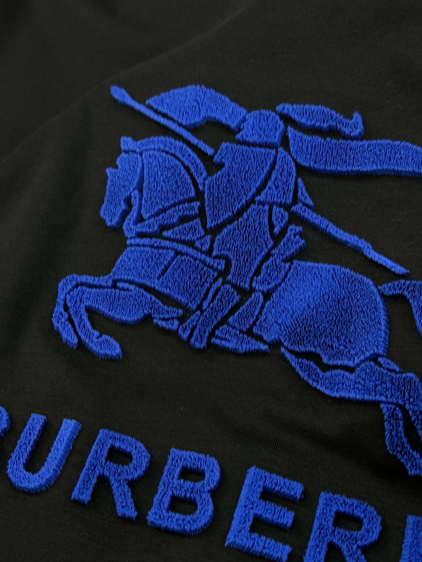 BBR*巴宝-莉2025s新品短袖T恤，重工立体牙刷绣.高逼格工艺.战马造型立体感满满.上身帅气时尚，简