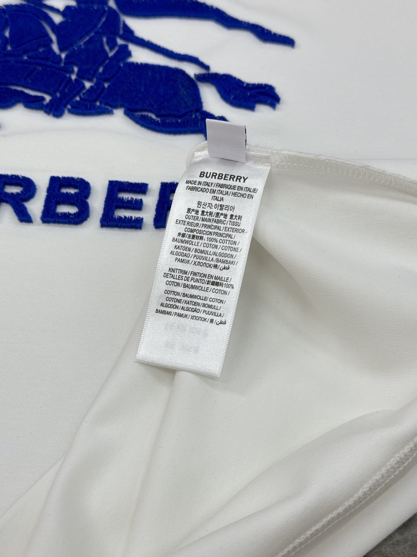 BBR*巴宝-莉2025s新品短袖T恤，重工立体牙刷绣.高逼格工艺.战马造型立体感满满.上身帅气时尚，简